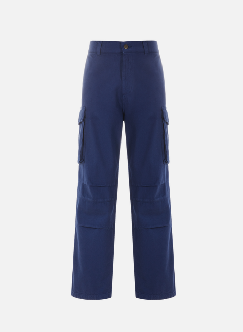 Blue cotton cargo pants SEASON 1865 