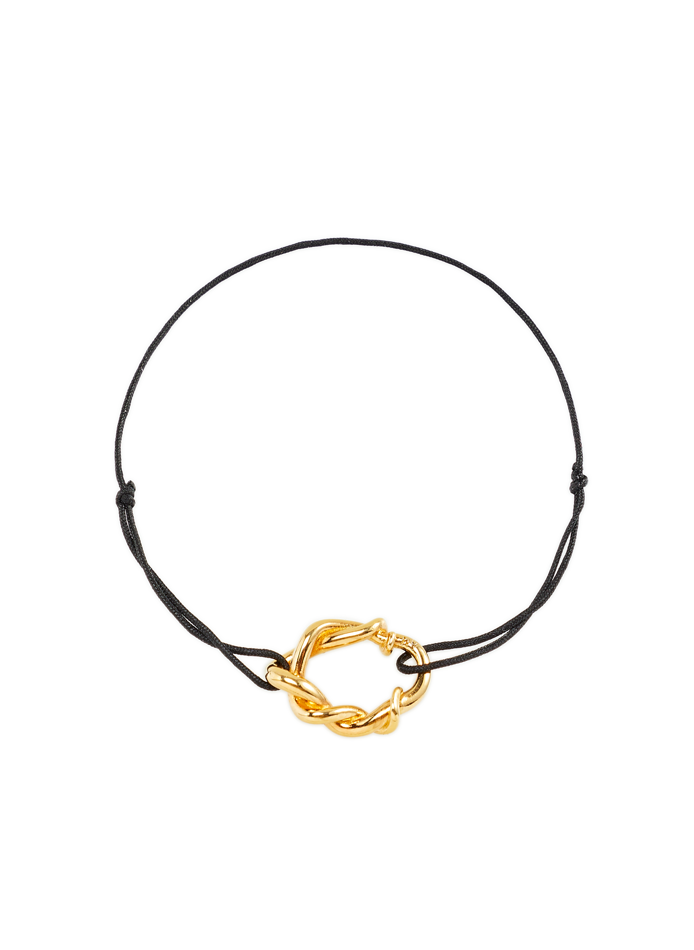 ANNELISE MICHELSON Bracelet plaqué or Noir