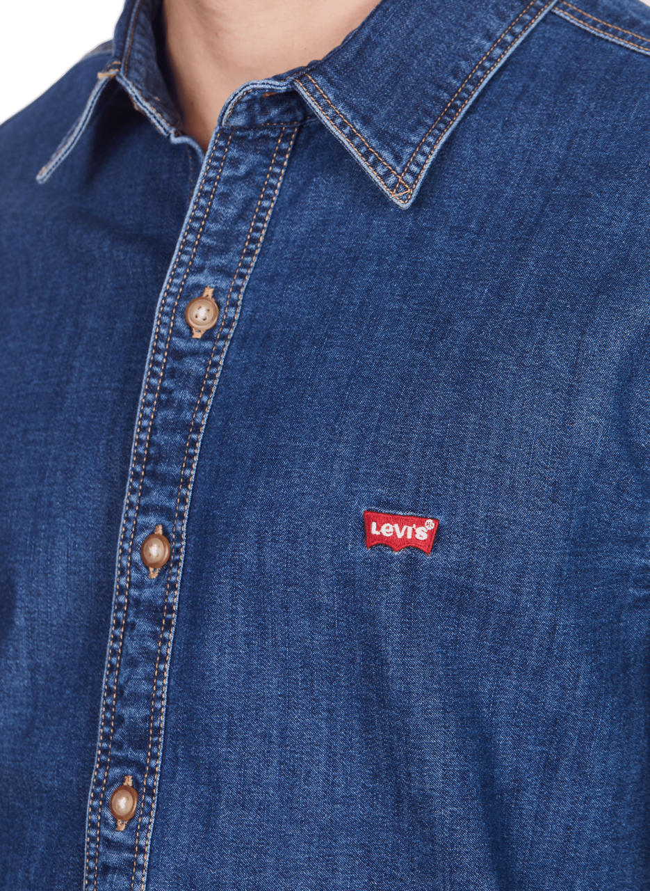 Bleached denim Shirt LEVI&#039;S Blue