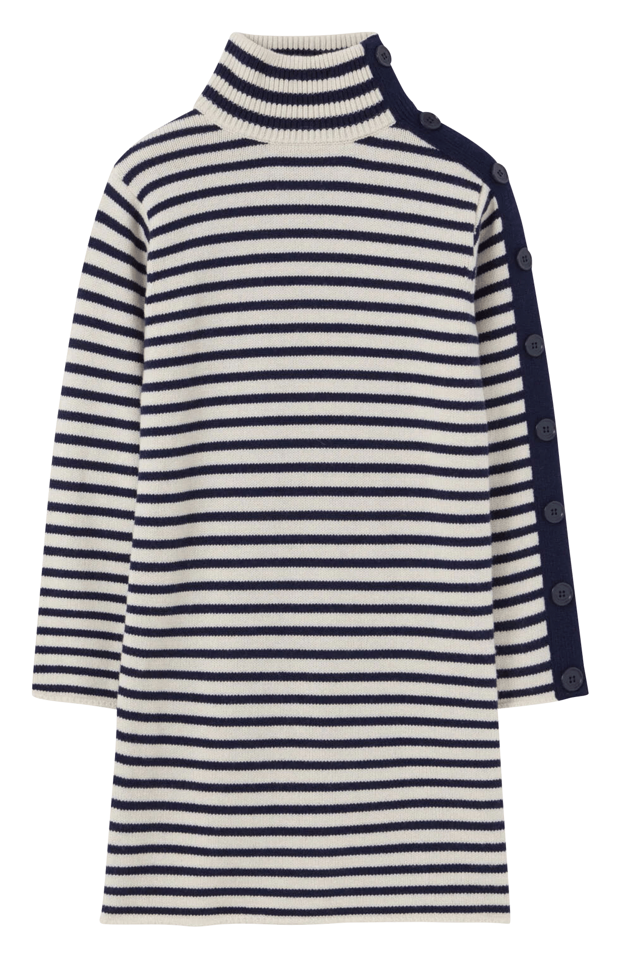 Robe marinière  en maille boutonnée CLAUDIE PIERLOT Multicolore