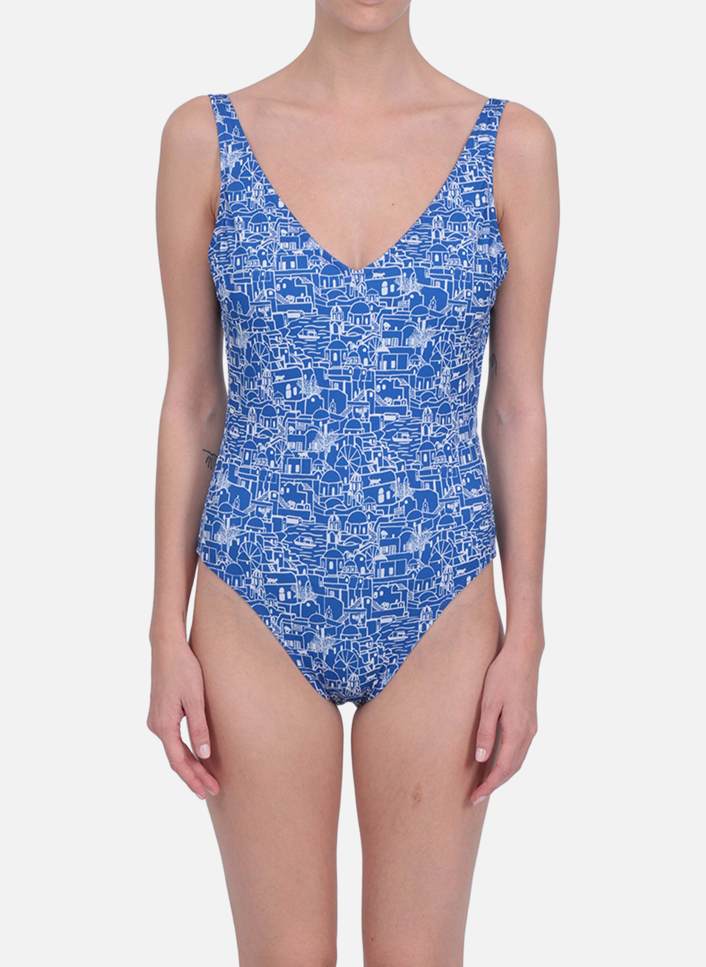 Maillot de bain une pièce   folegandros GILI'S Bleu