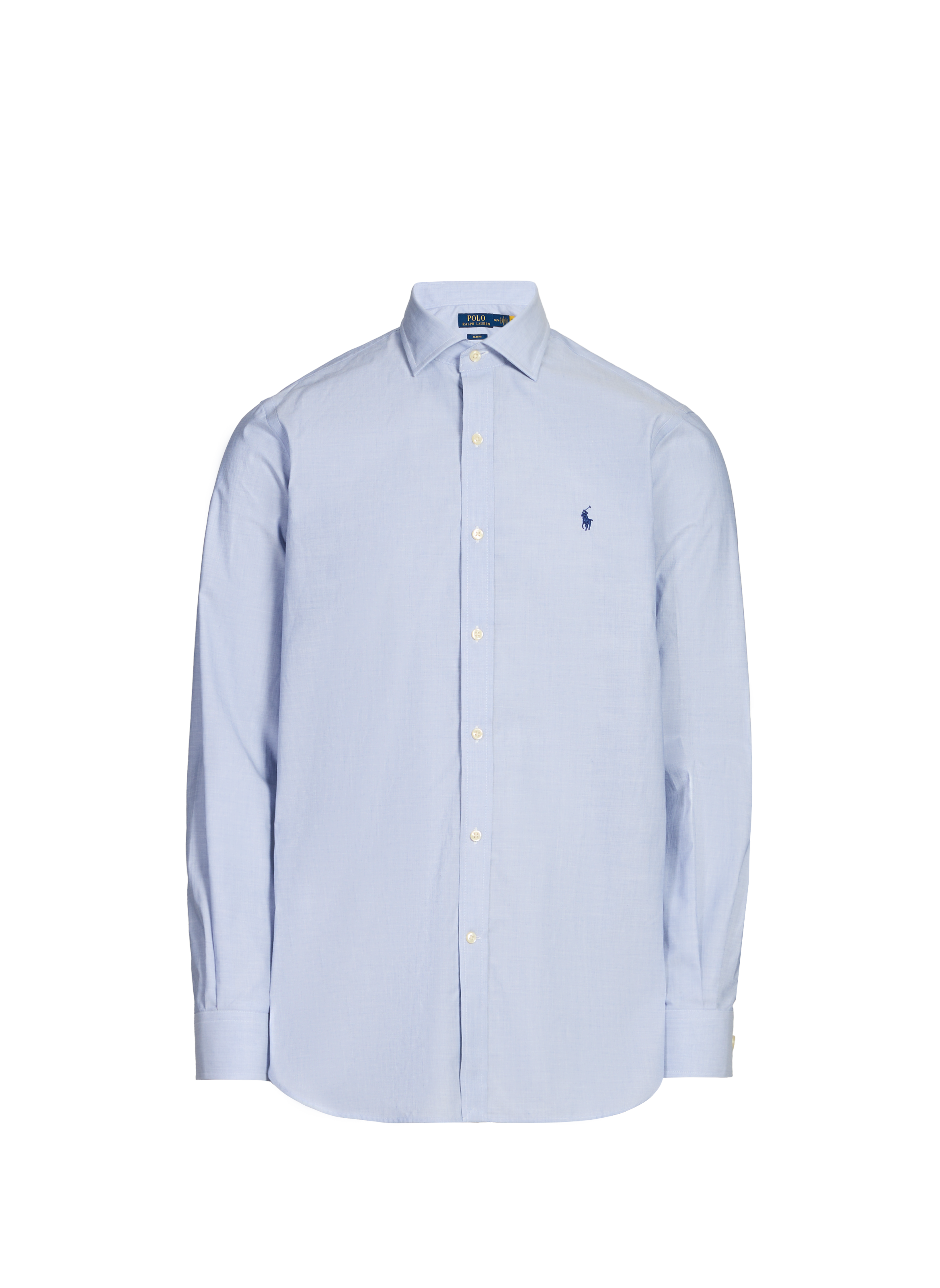 Slim-fit cotton shirt POLO RALPH LAUREN Blue