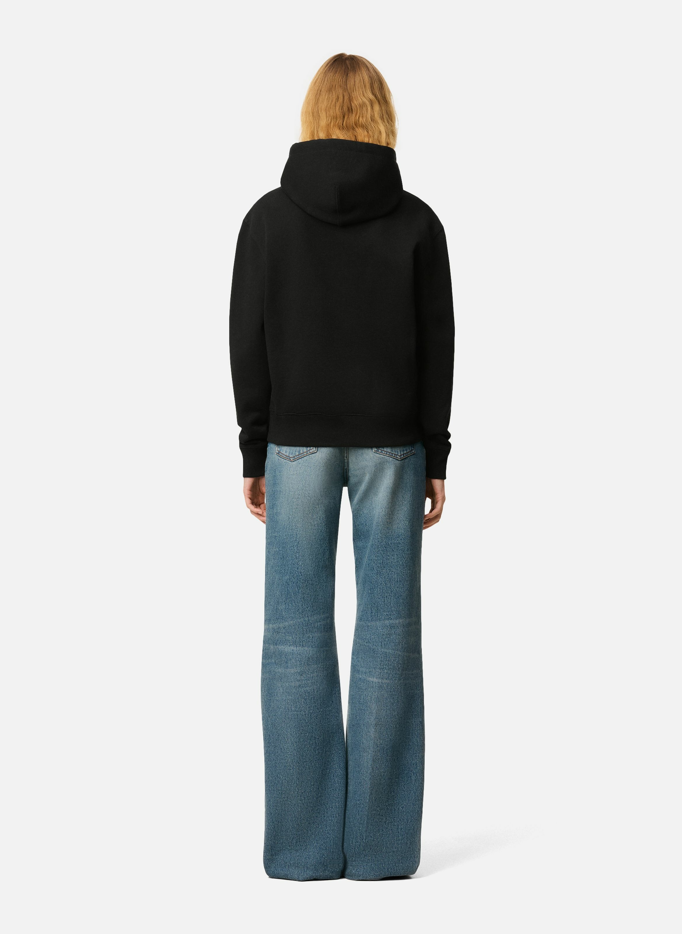 Hoodie ami de coeur rouge unisexe AMI PARIS Noir