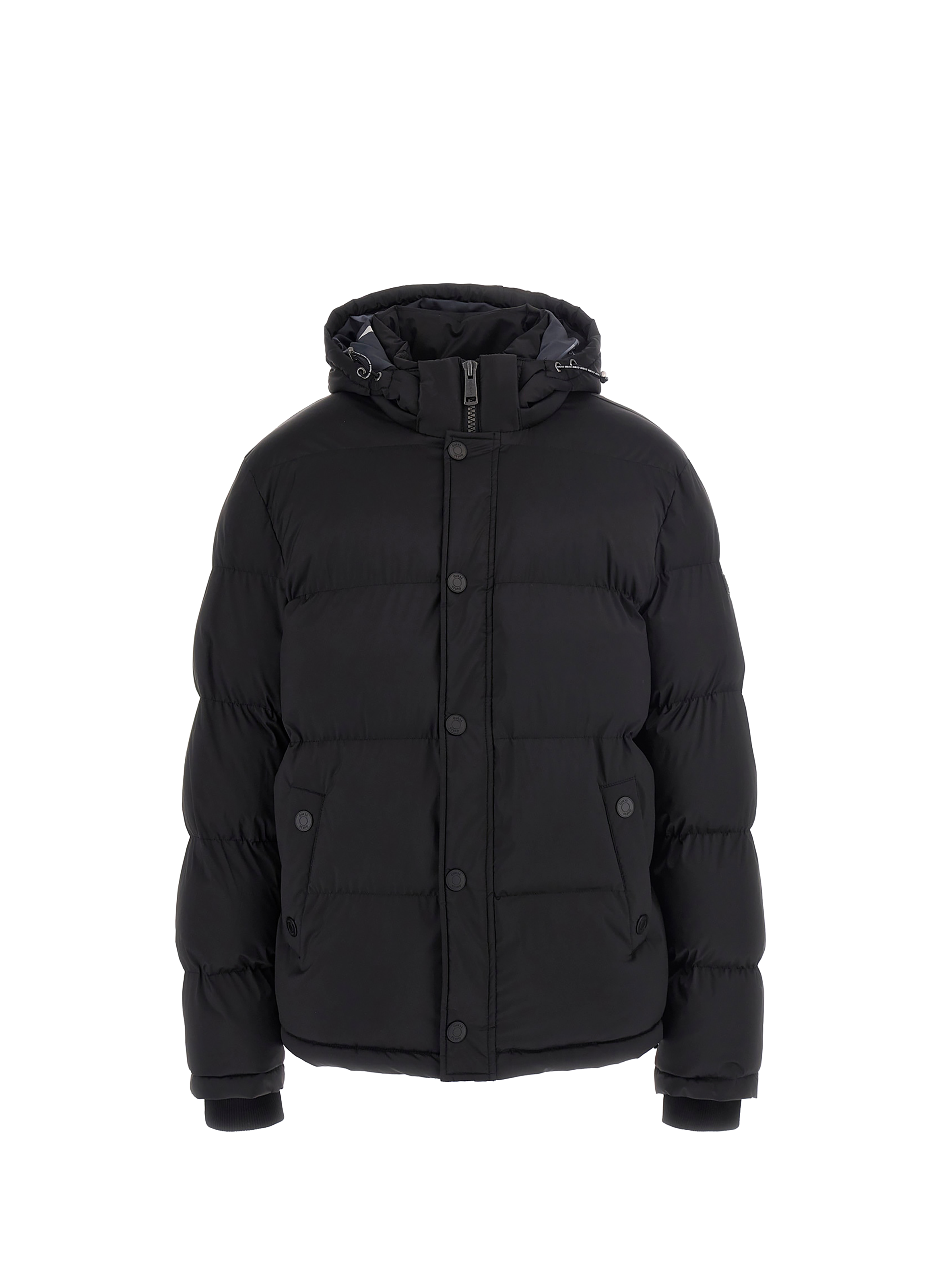 Hooded padded jacket GUESS Black