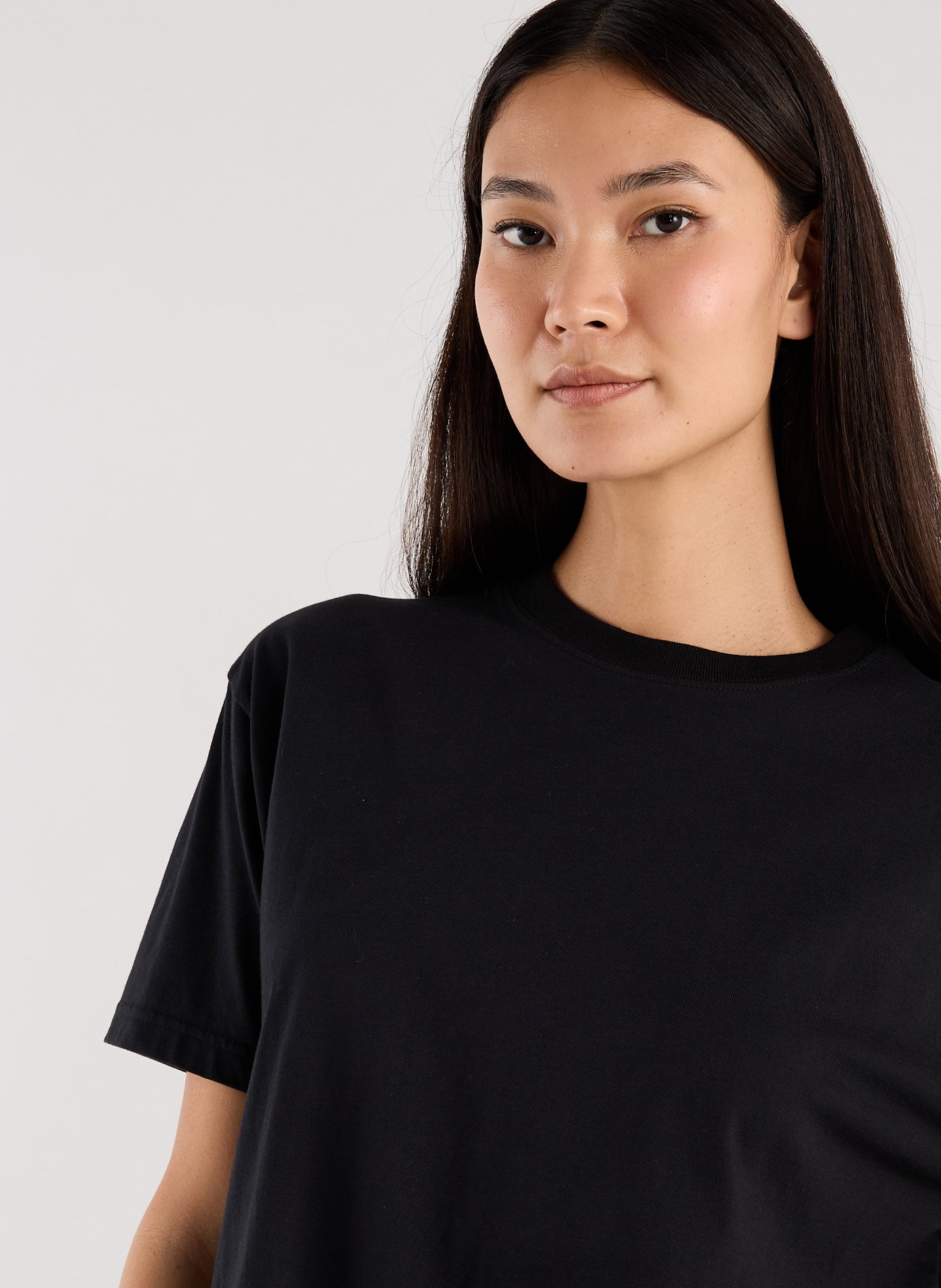 T-shirt en coton SAISON 1865 Noir