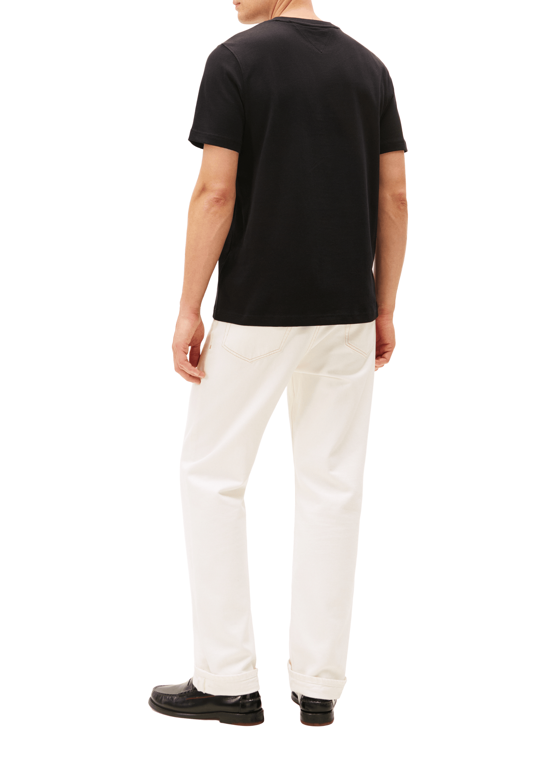 Cotton Logo T-shirt TOMMY HILFIGER Black