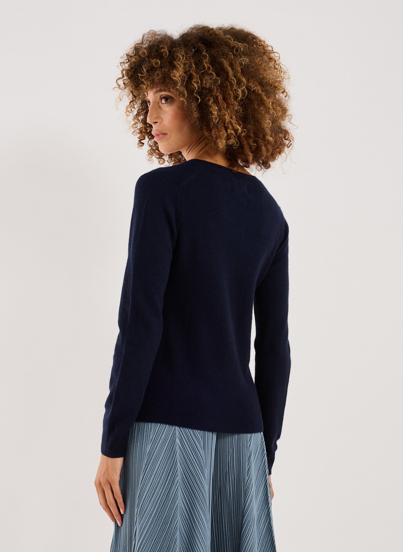 Pull en cachemire AU PRINTEMPS PARIS Bleu