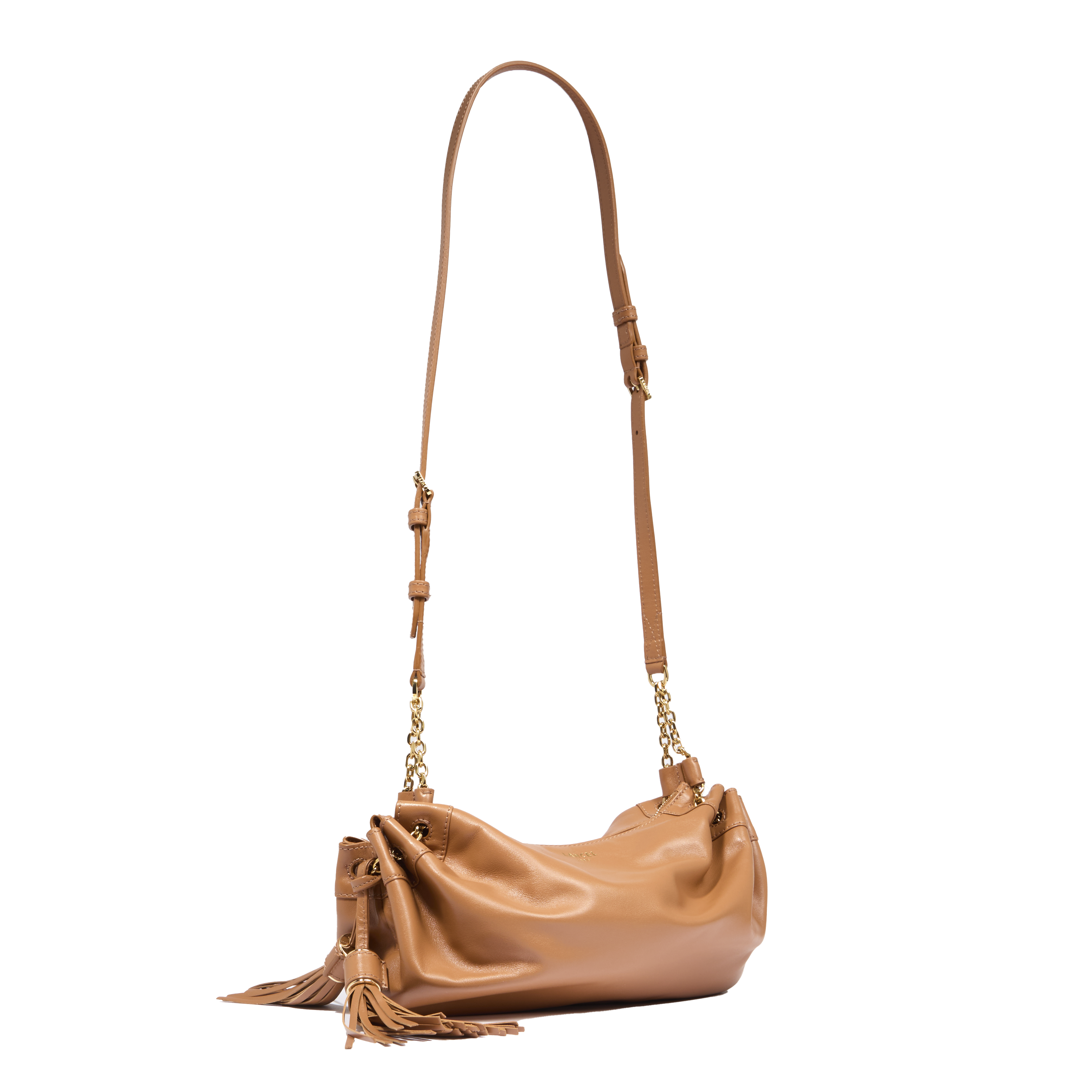 Sac mabelle porté croisé s en cuir mabelle LANCEL Marron