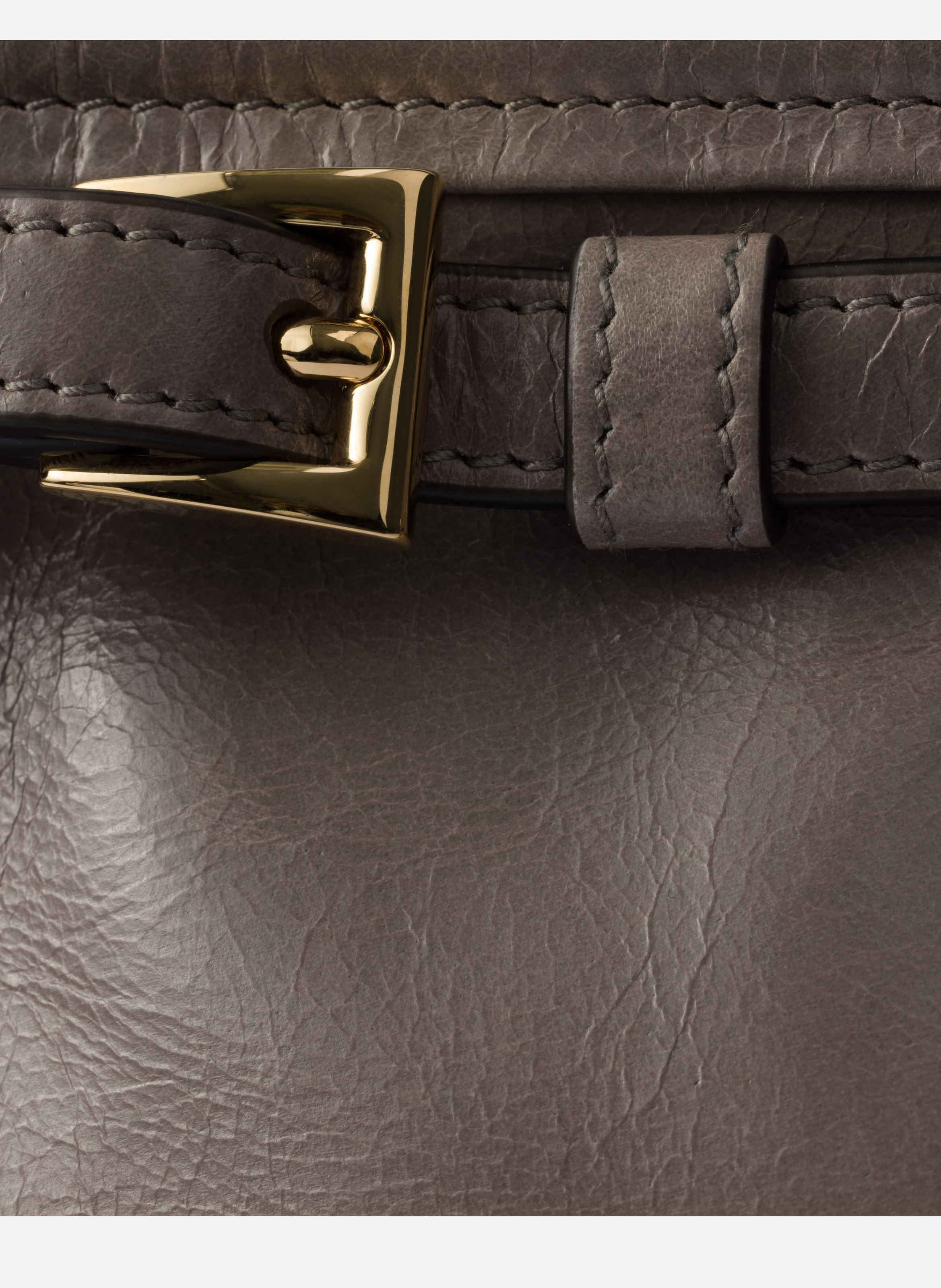 Petit sac à bandoulière prada bonnie en cuir PRADA Gris