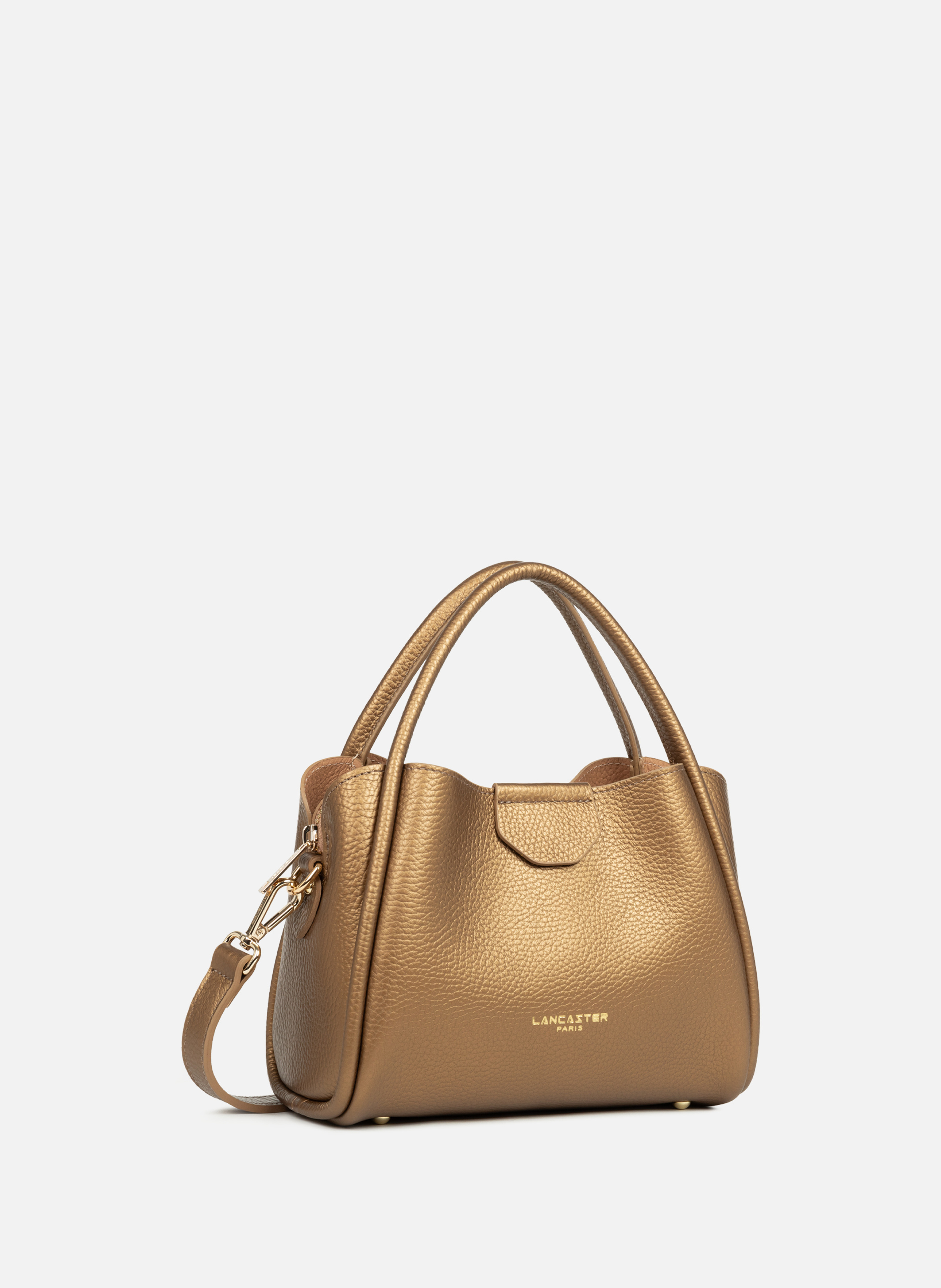 Small handbag - Ida Double LANCASTER Golden