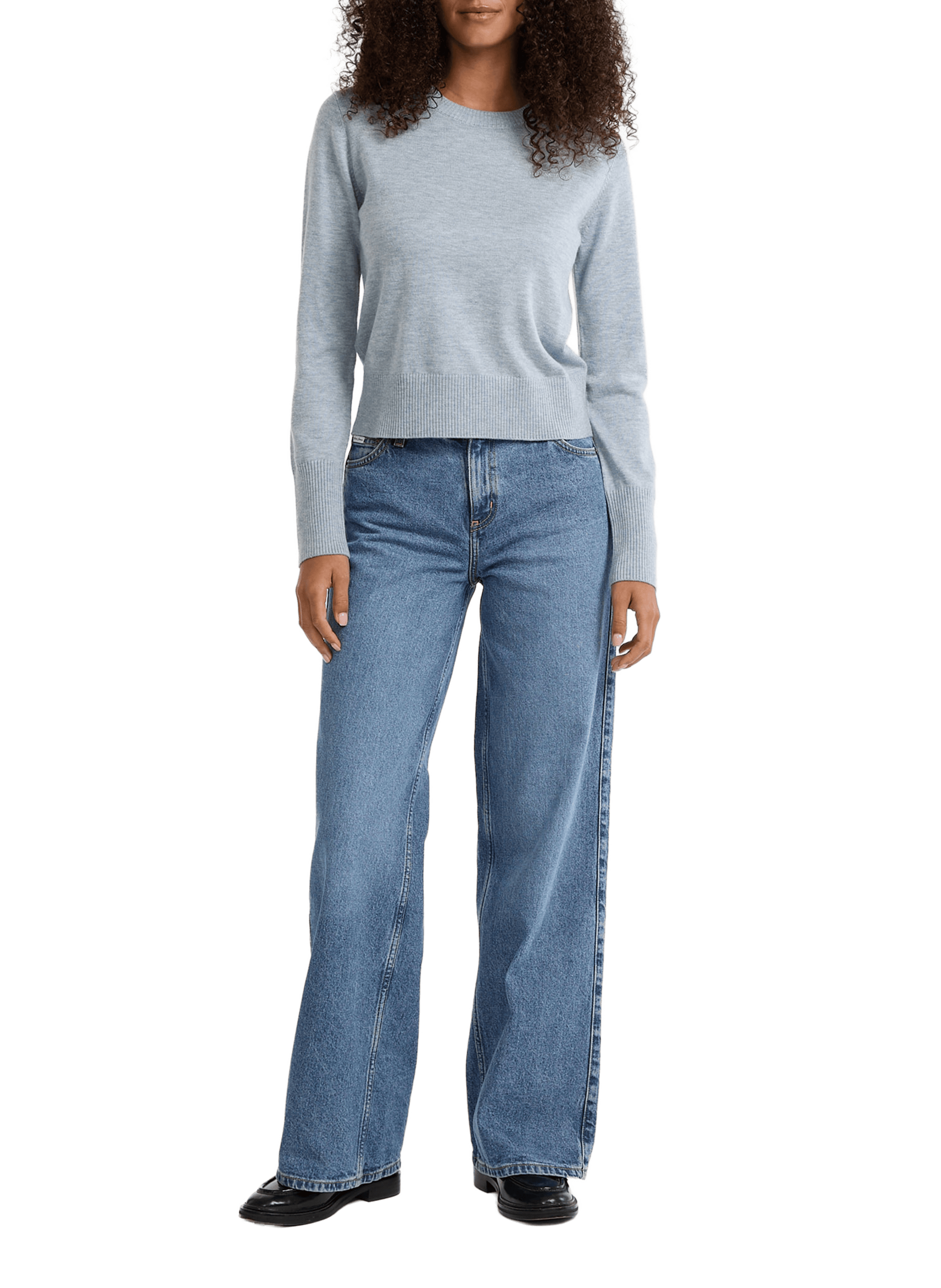 Pull uni  GUESS Bleu