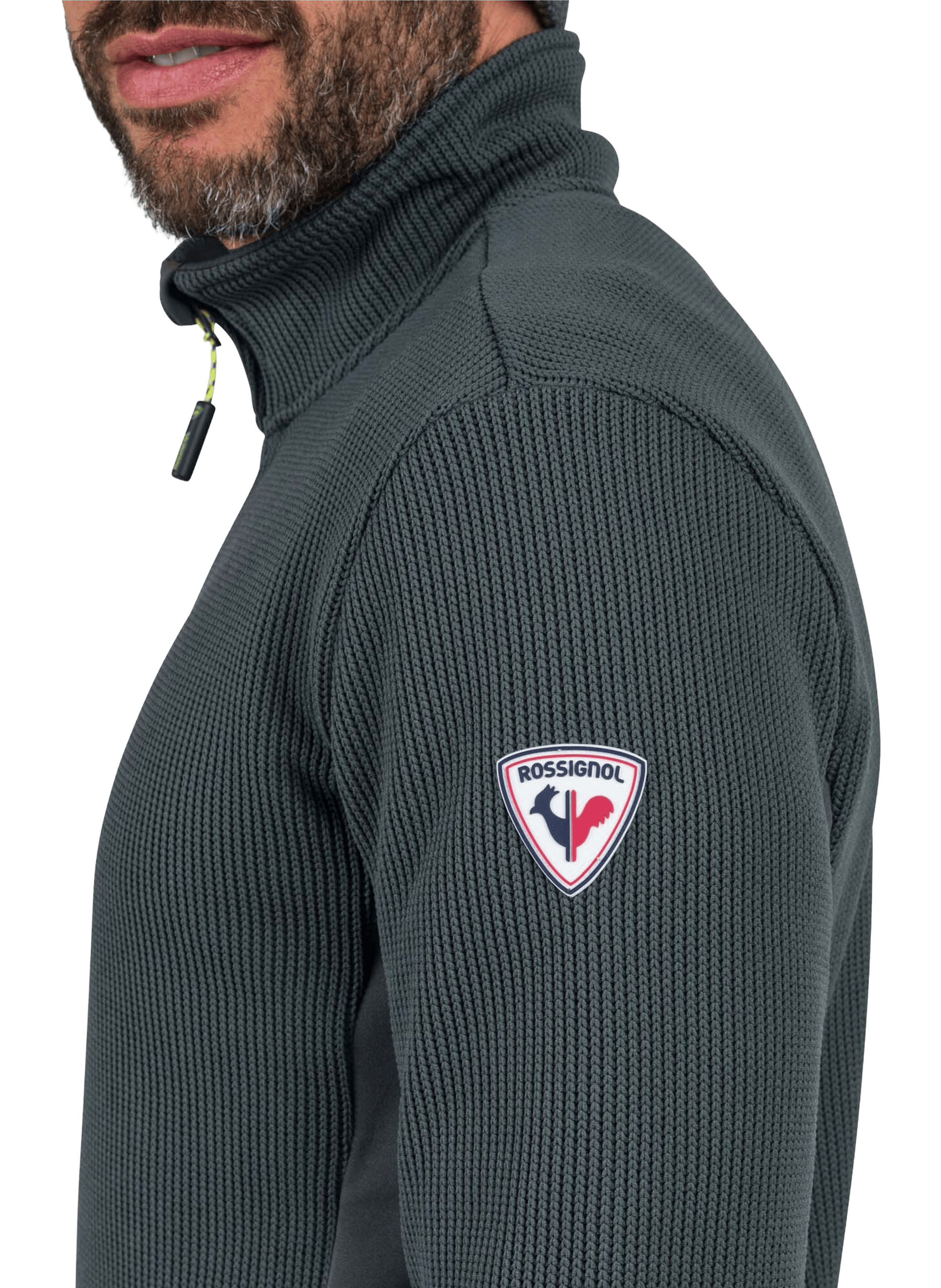 Zip-neck fleece ROSSIGNOL Grey