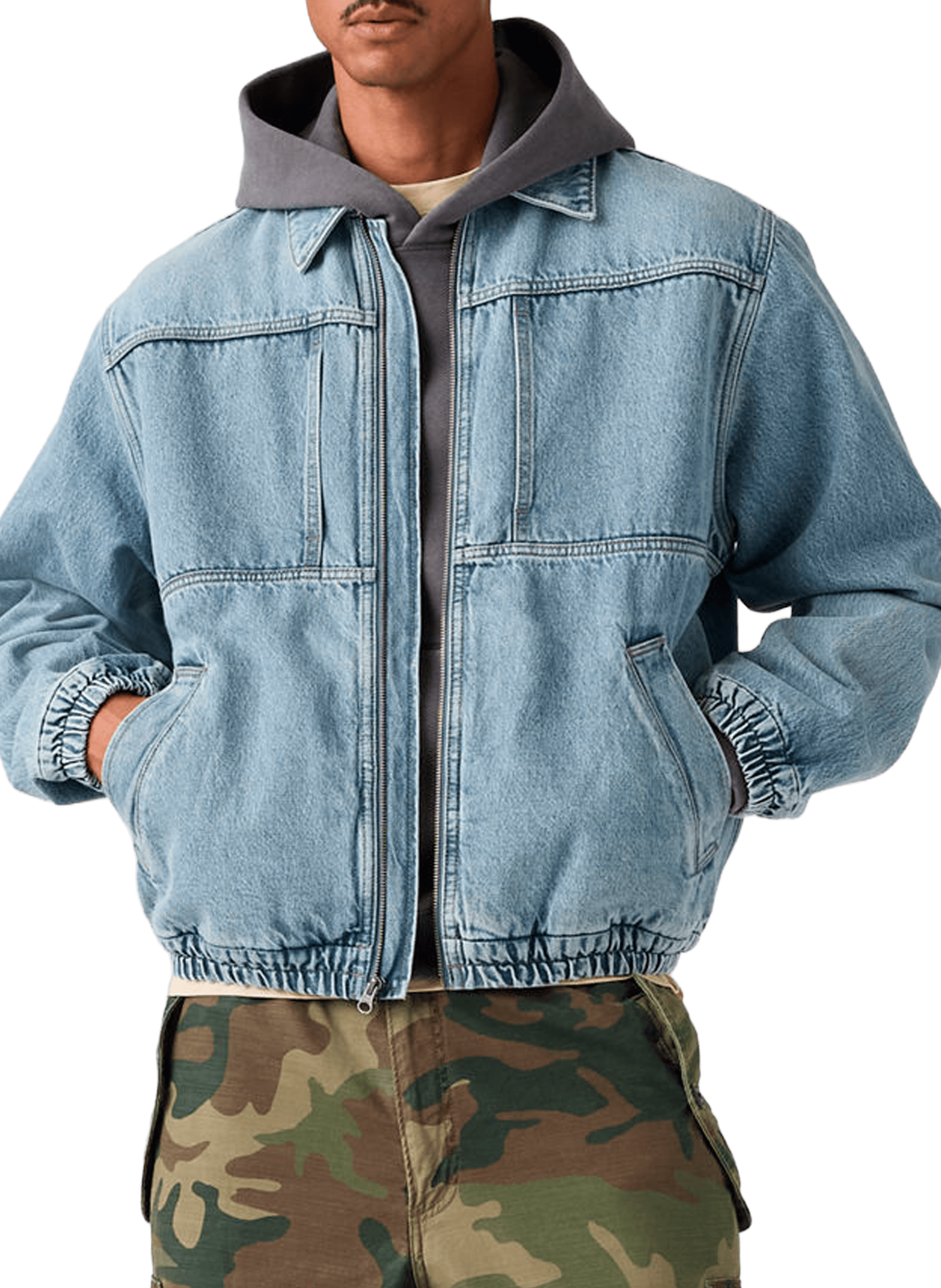 Short denim cotton jacket LEVI'S Blue