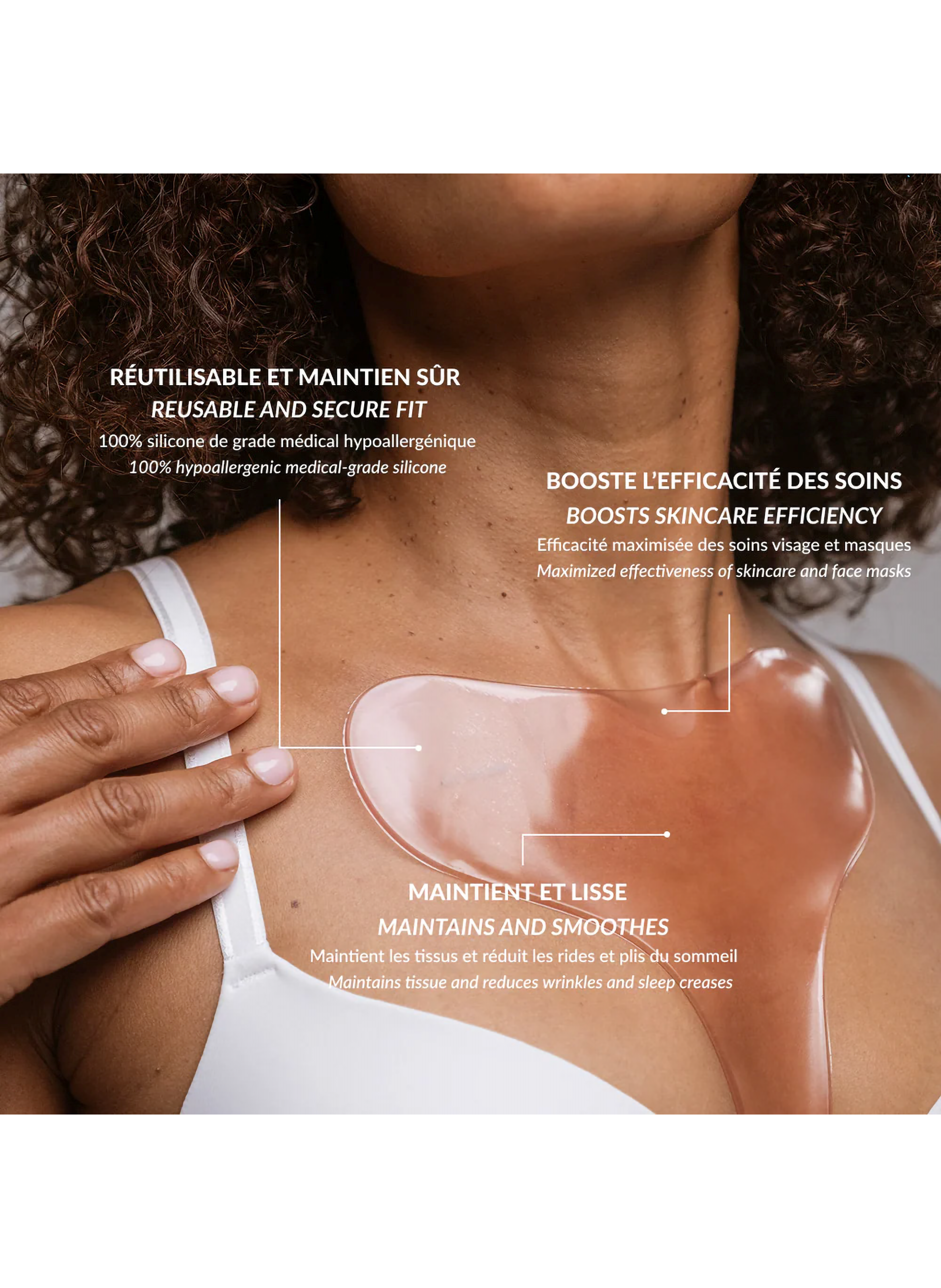 HydraLiss Patch Silicone Cou & Décolleté ROLL ON JADE No color