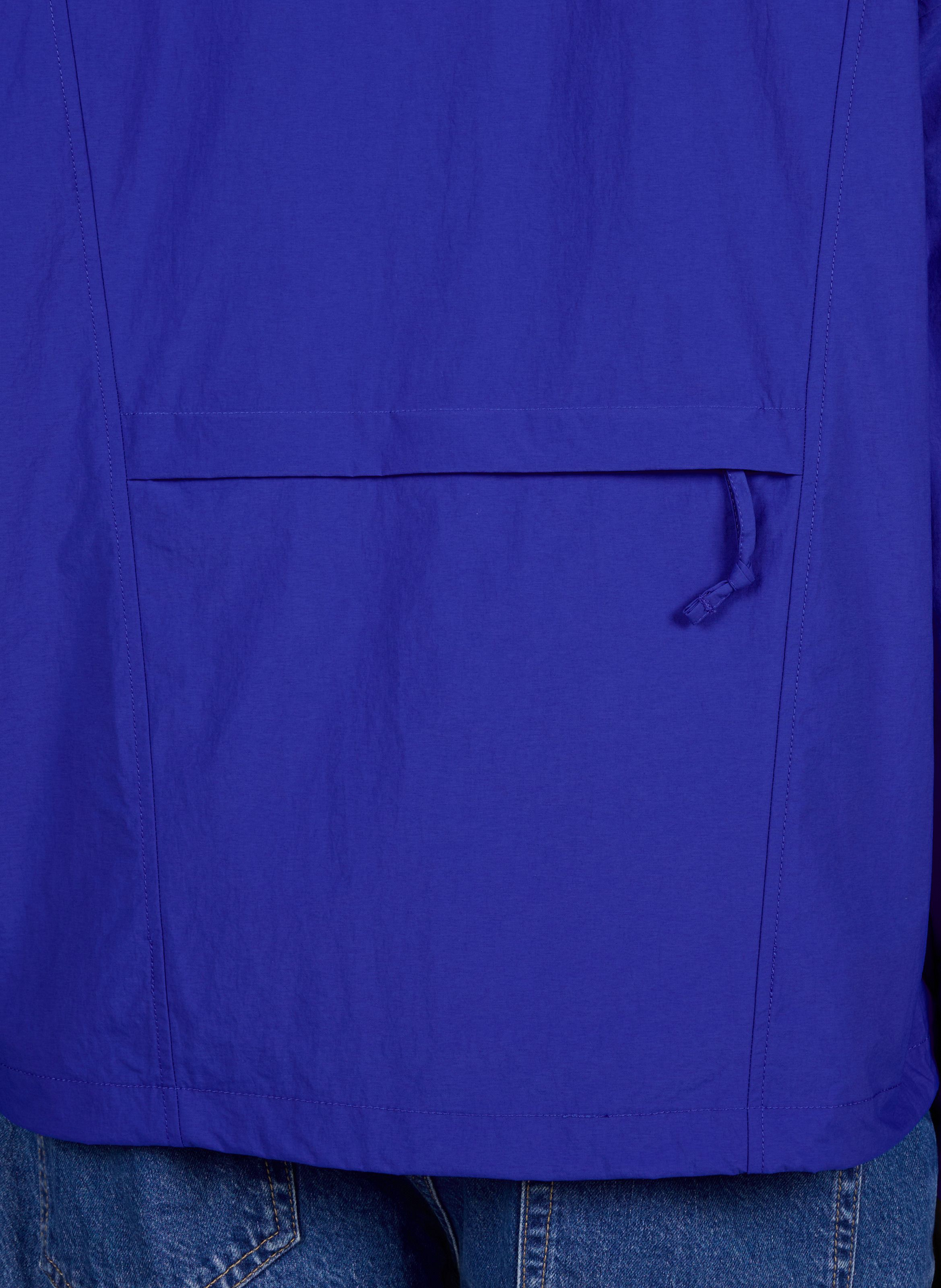 Oversized jacket with high zippered collar THE NORTH FACE Blue