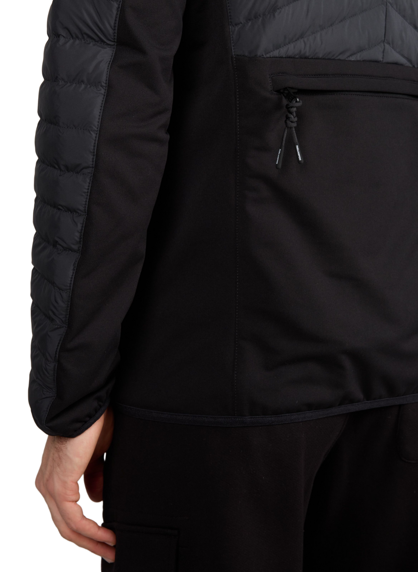 Retractable puffer jacket with high collar PARAJUMPERS Black