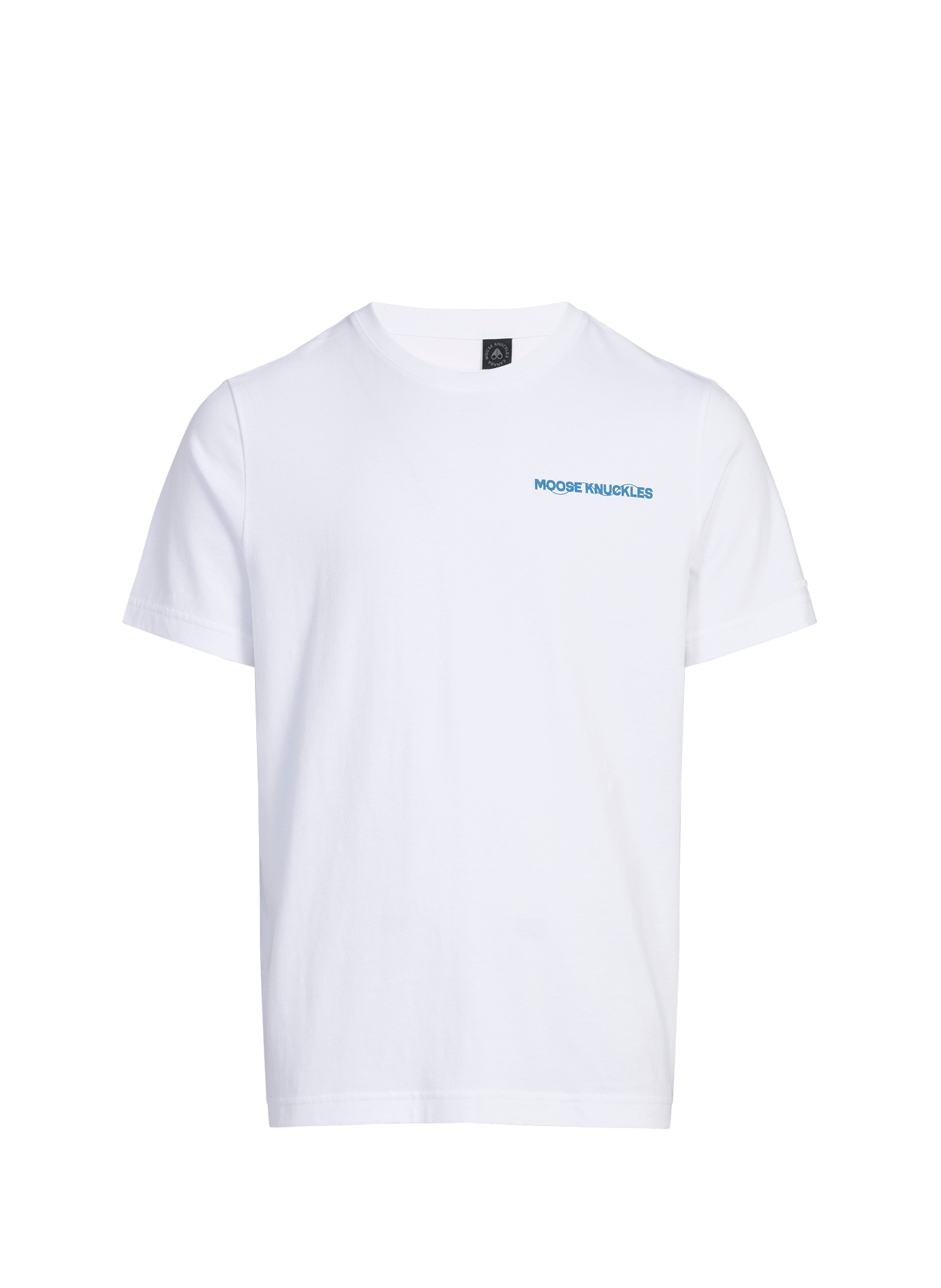 T-shirt à logo en coton MOOSE KNUCKLES Blanc