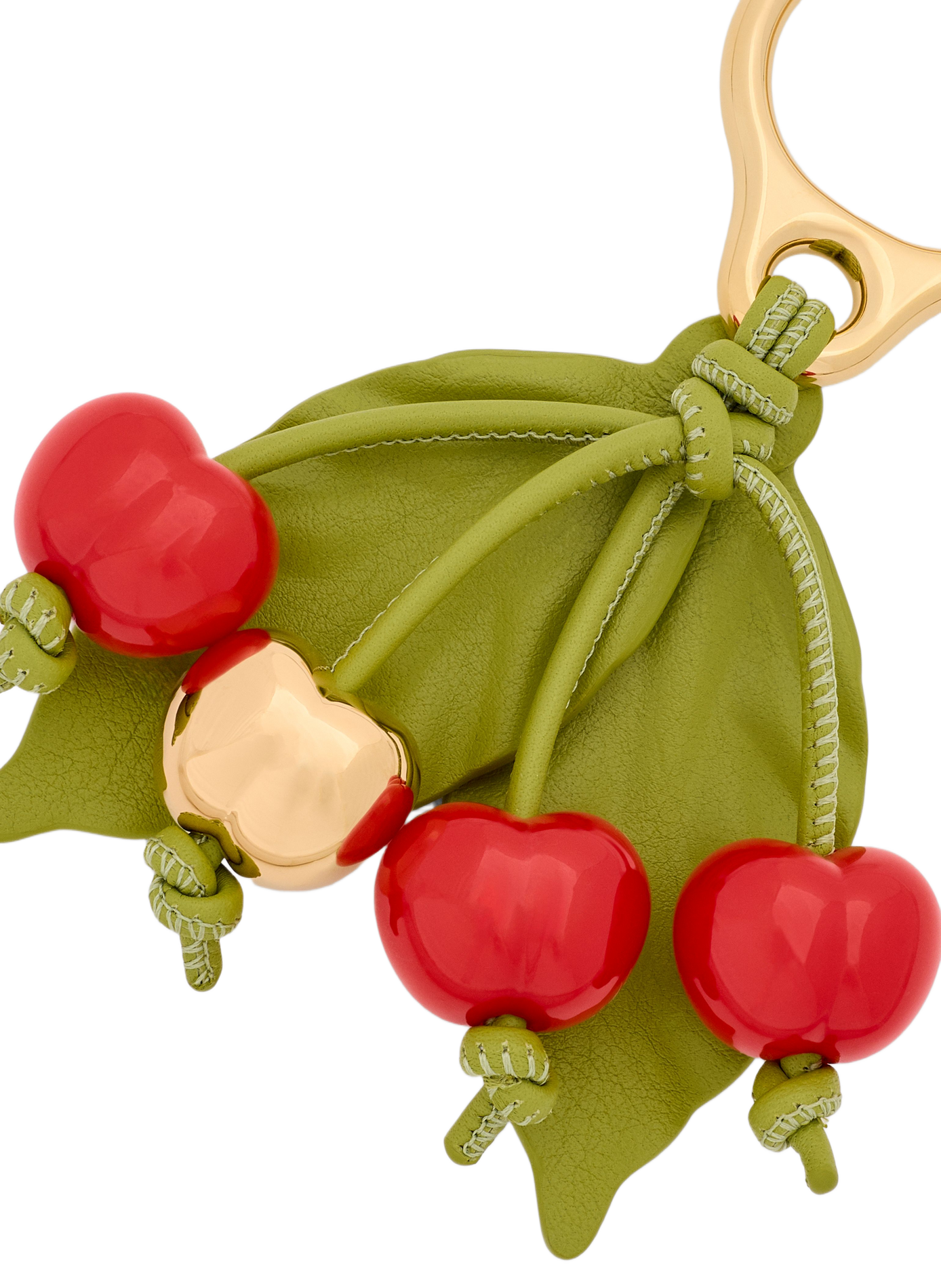 Charm cerises en cuir de veau classique LOEWE Multicolore