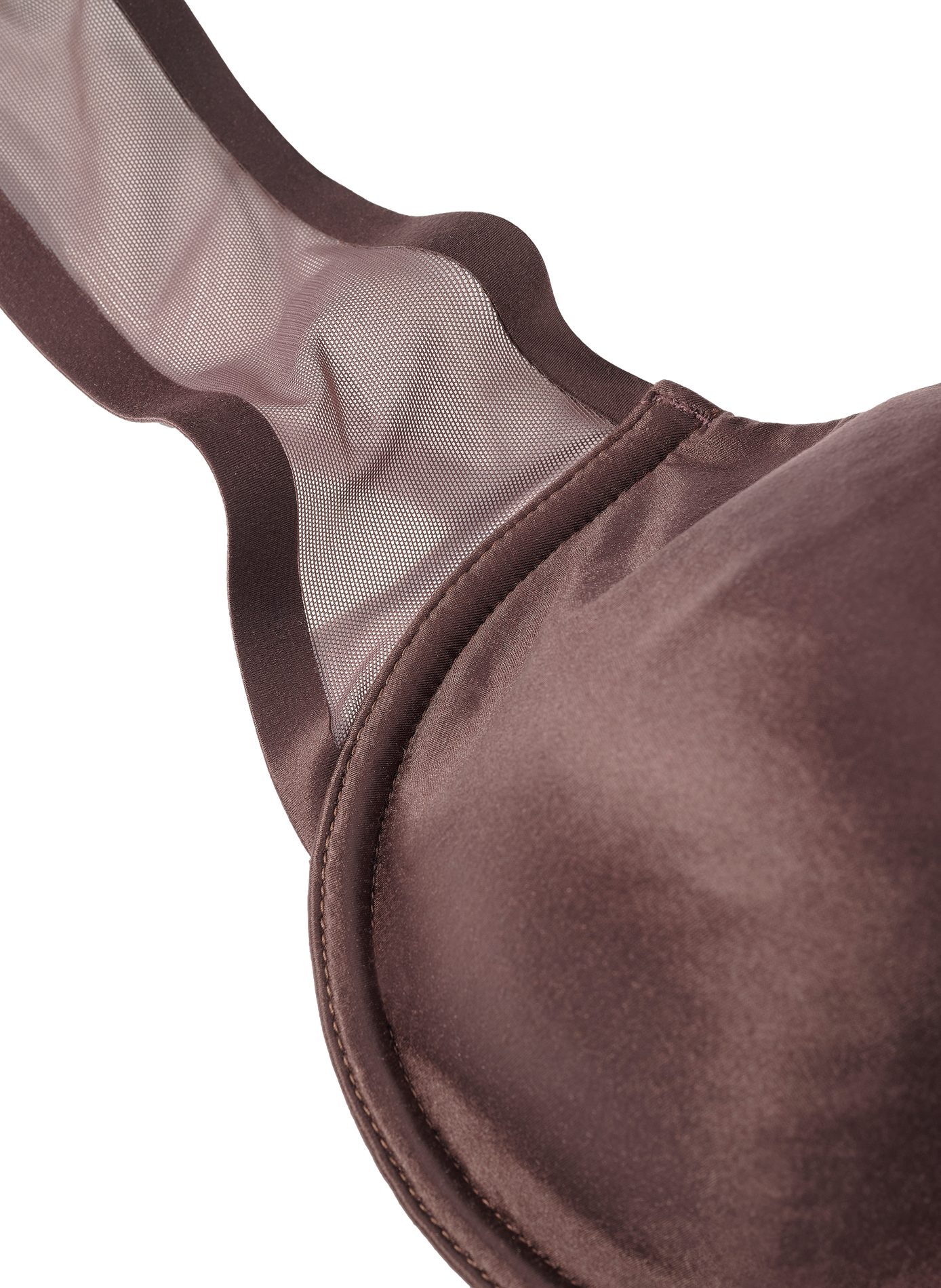 Sujetador de satén PASSIONATA Negro