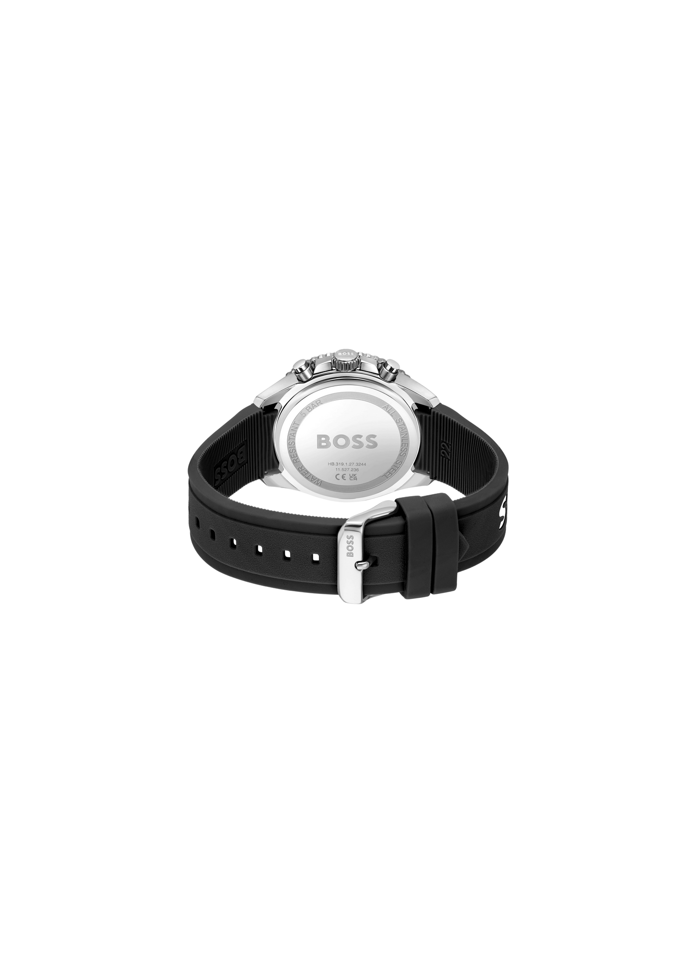 Montre quartz Runner en acier inoxydable BOSS MONTRES Noir