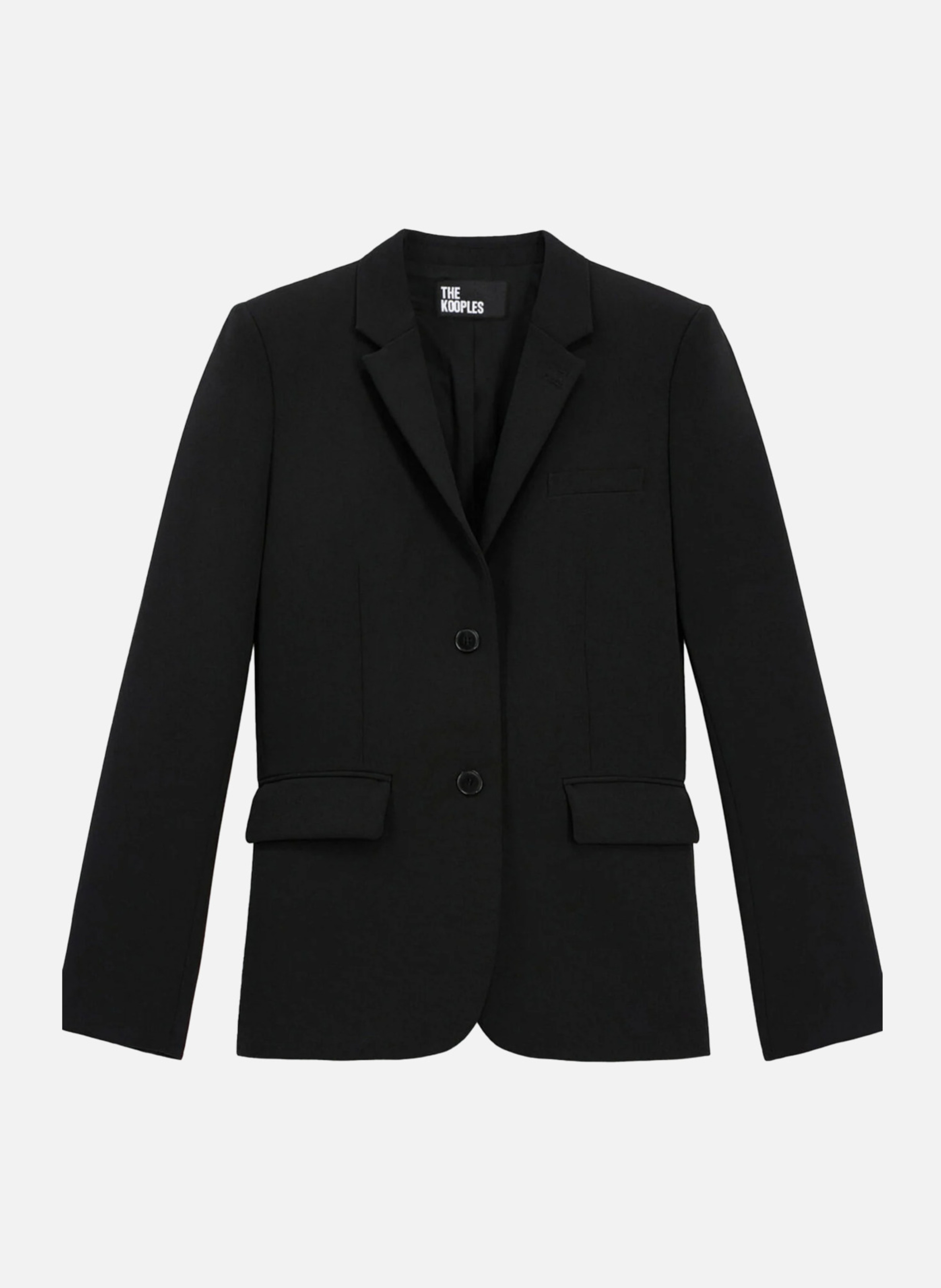Veste de costume en crêpe coupe structurée THE KOOPLES Noir