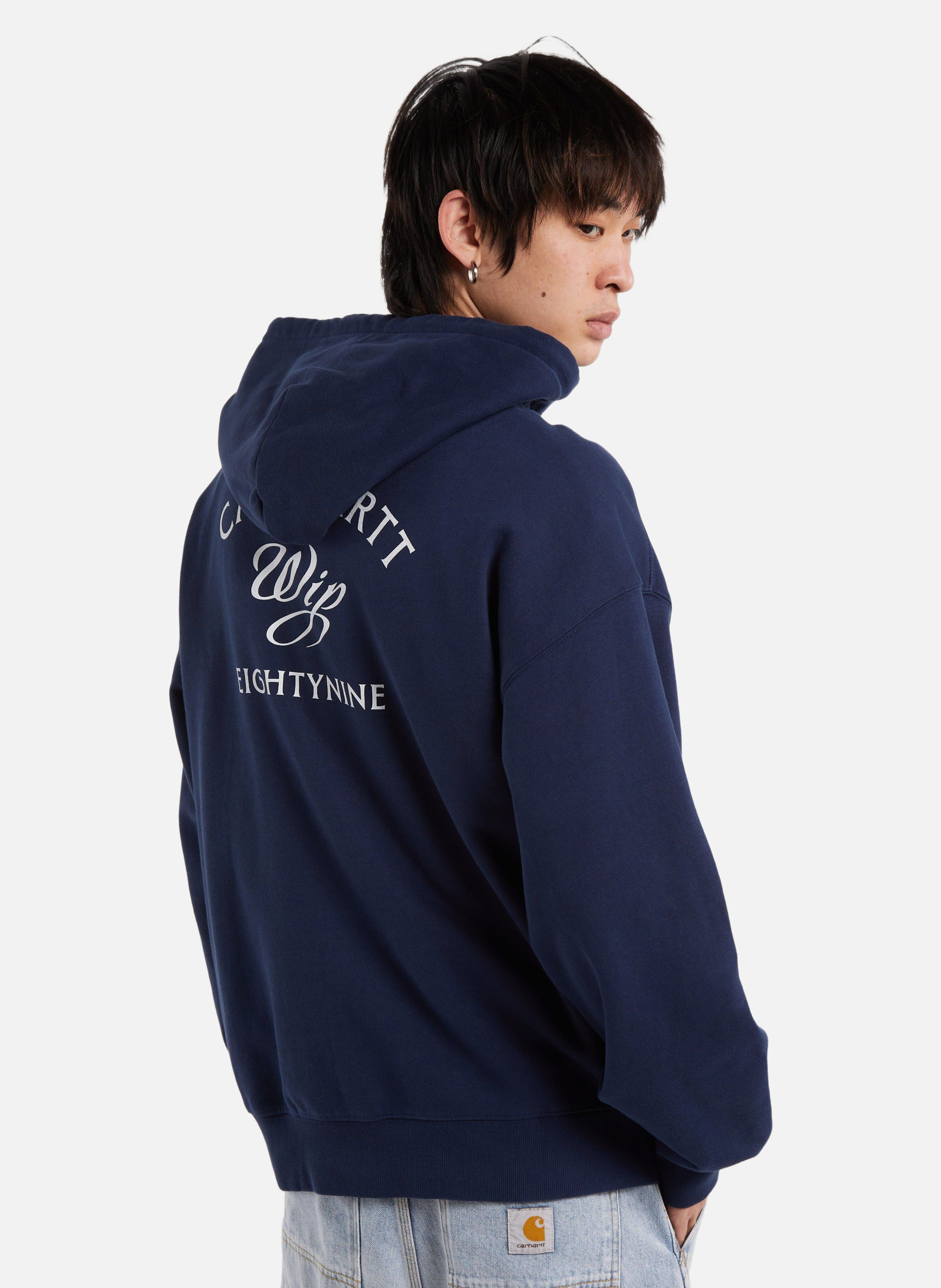 Hoodie zippé hooded eightynine sweat jacket CARHARTT WIP Bleu