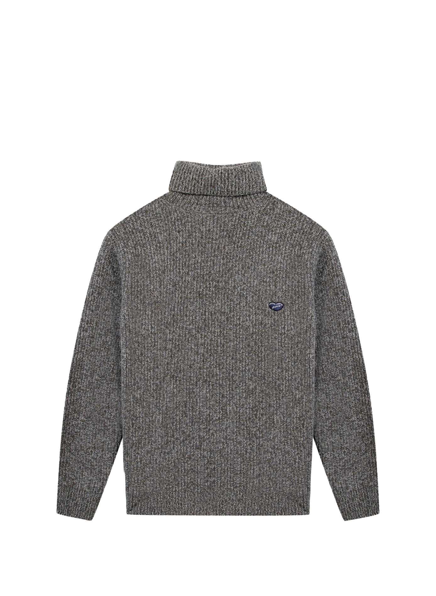Wool polo neck sweater MAISON LABICHE Grey