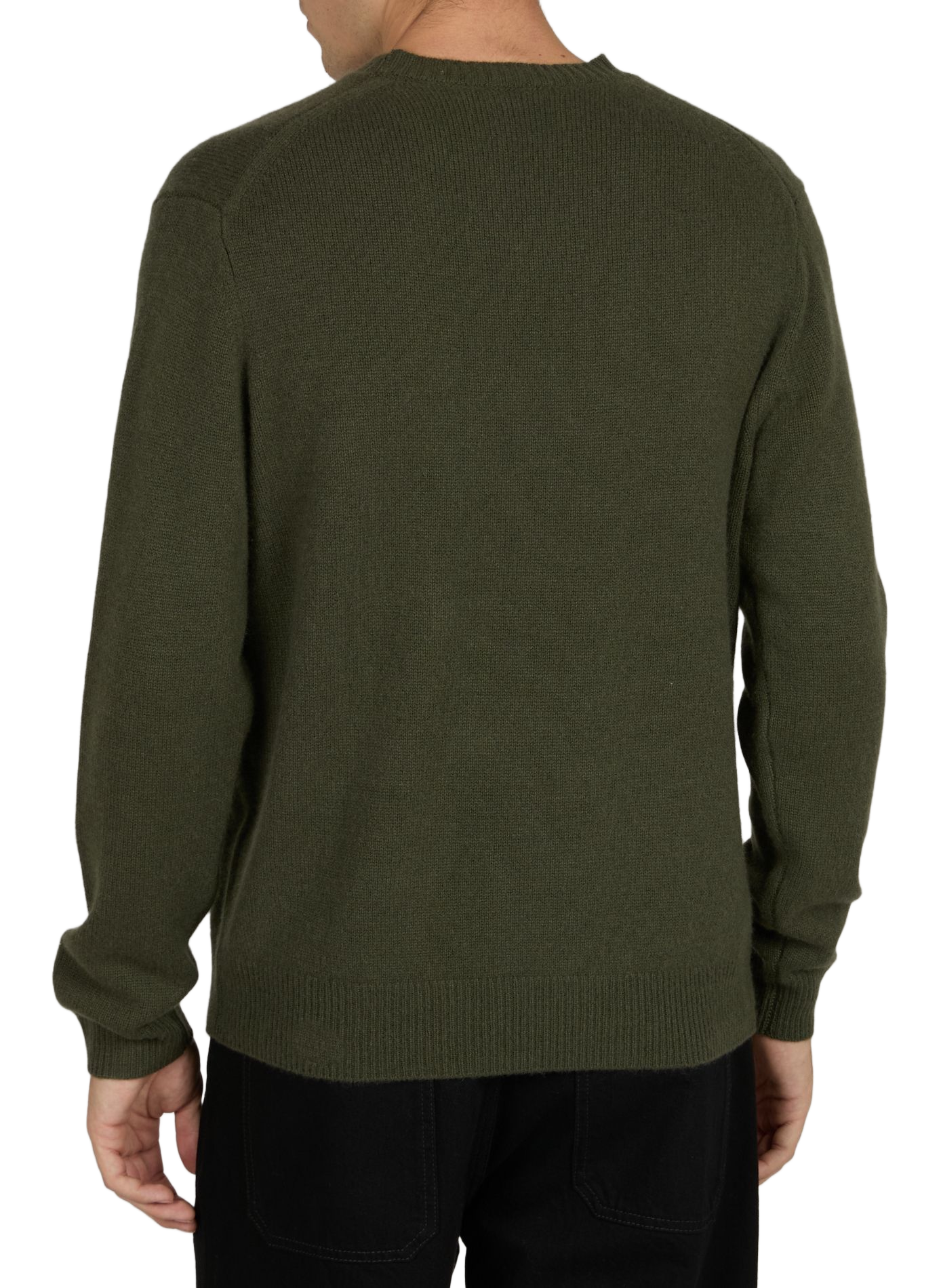 Rundhalsausschnitt-Pullover aus Kaschmir CLOSED Khaki