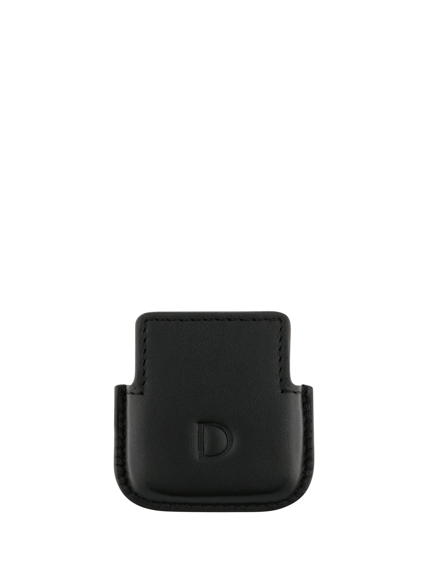 Lighter Case Fabric 1 in leather S.T. DUPONT Black