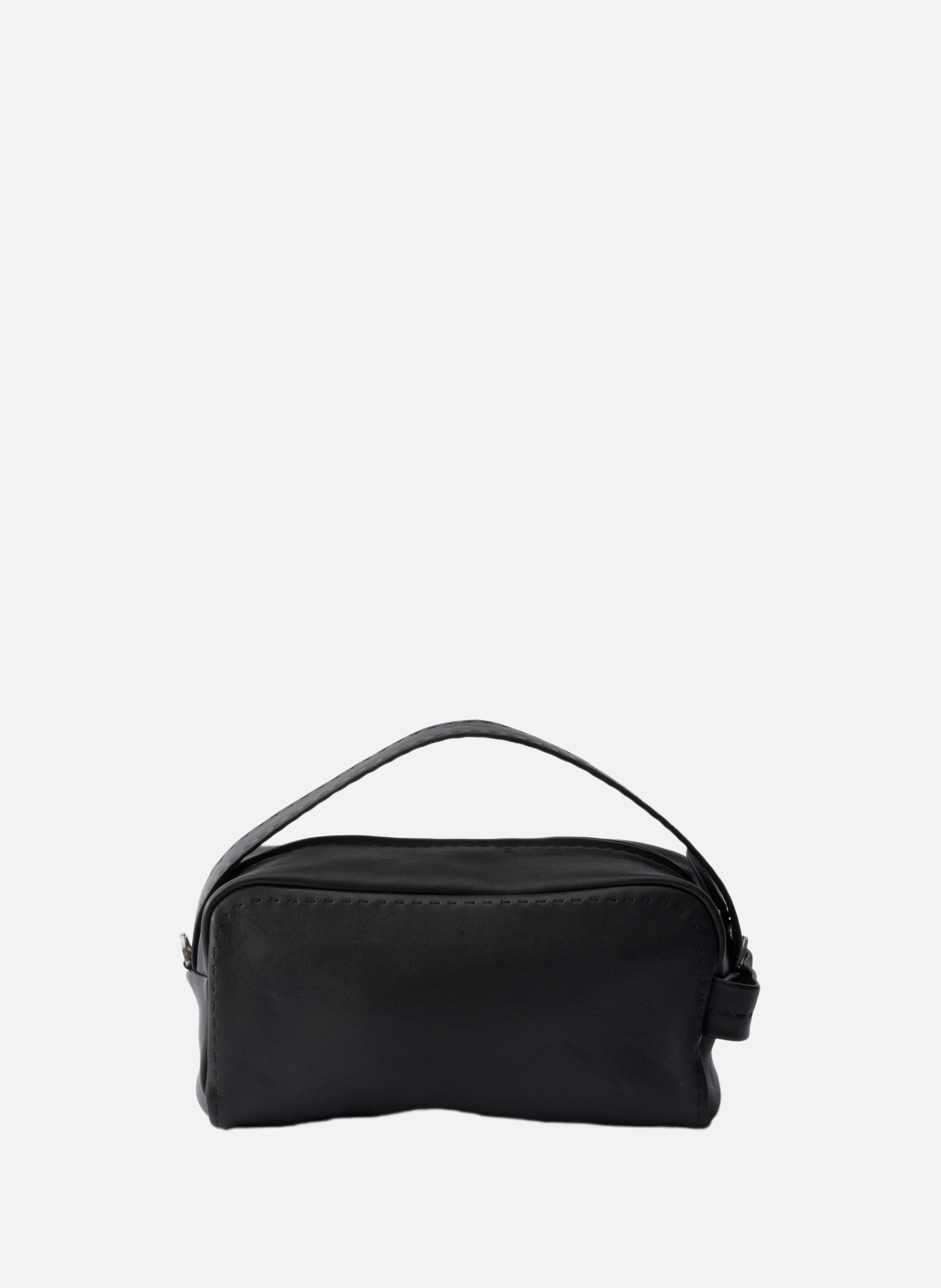 Sac à bandoulière en cuir nappa PRADA Noir