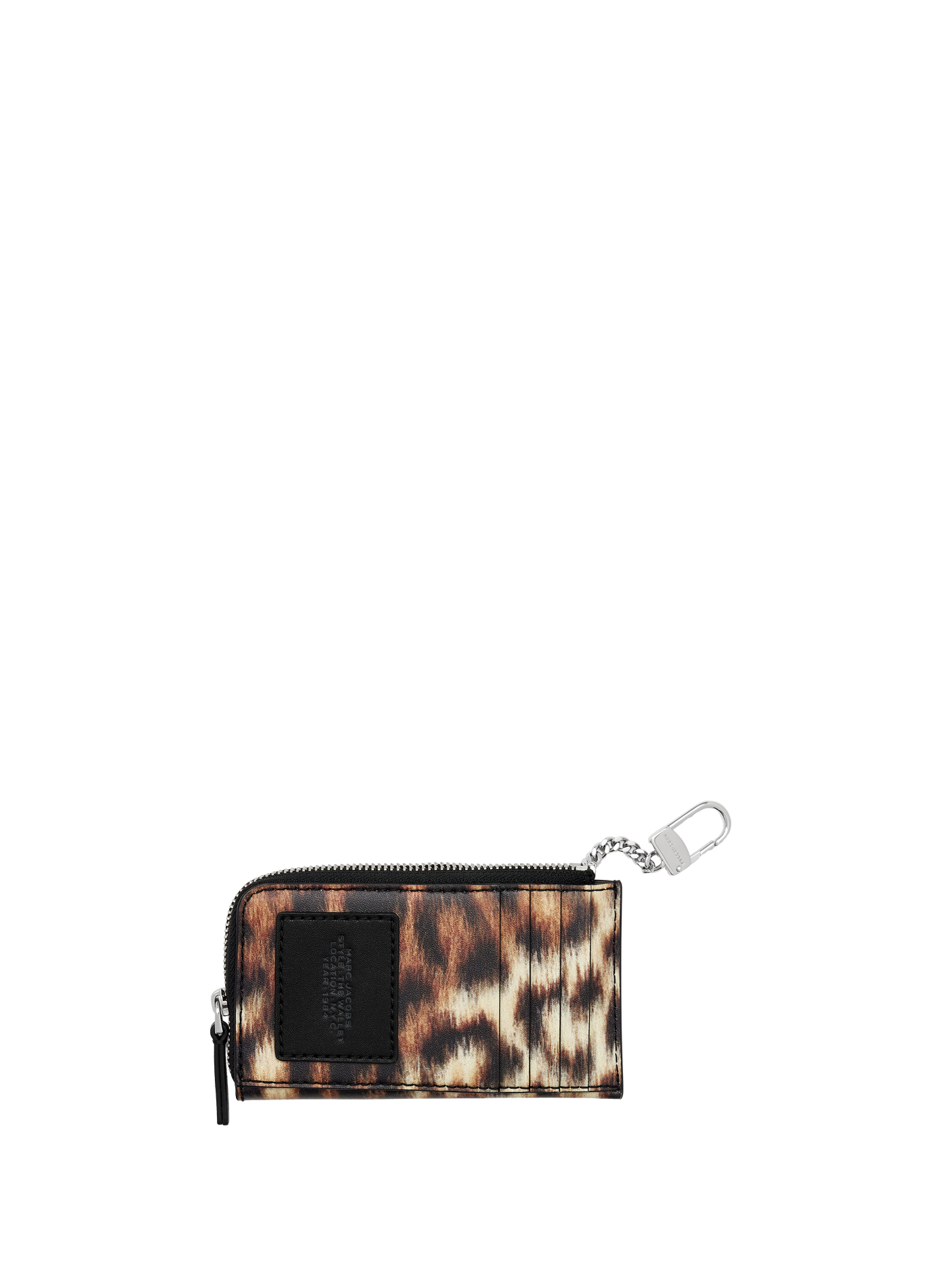 Portafoglio The Top Zip Multi stampato in pelle MARC JACOBS Marrone