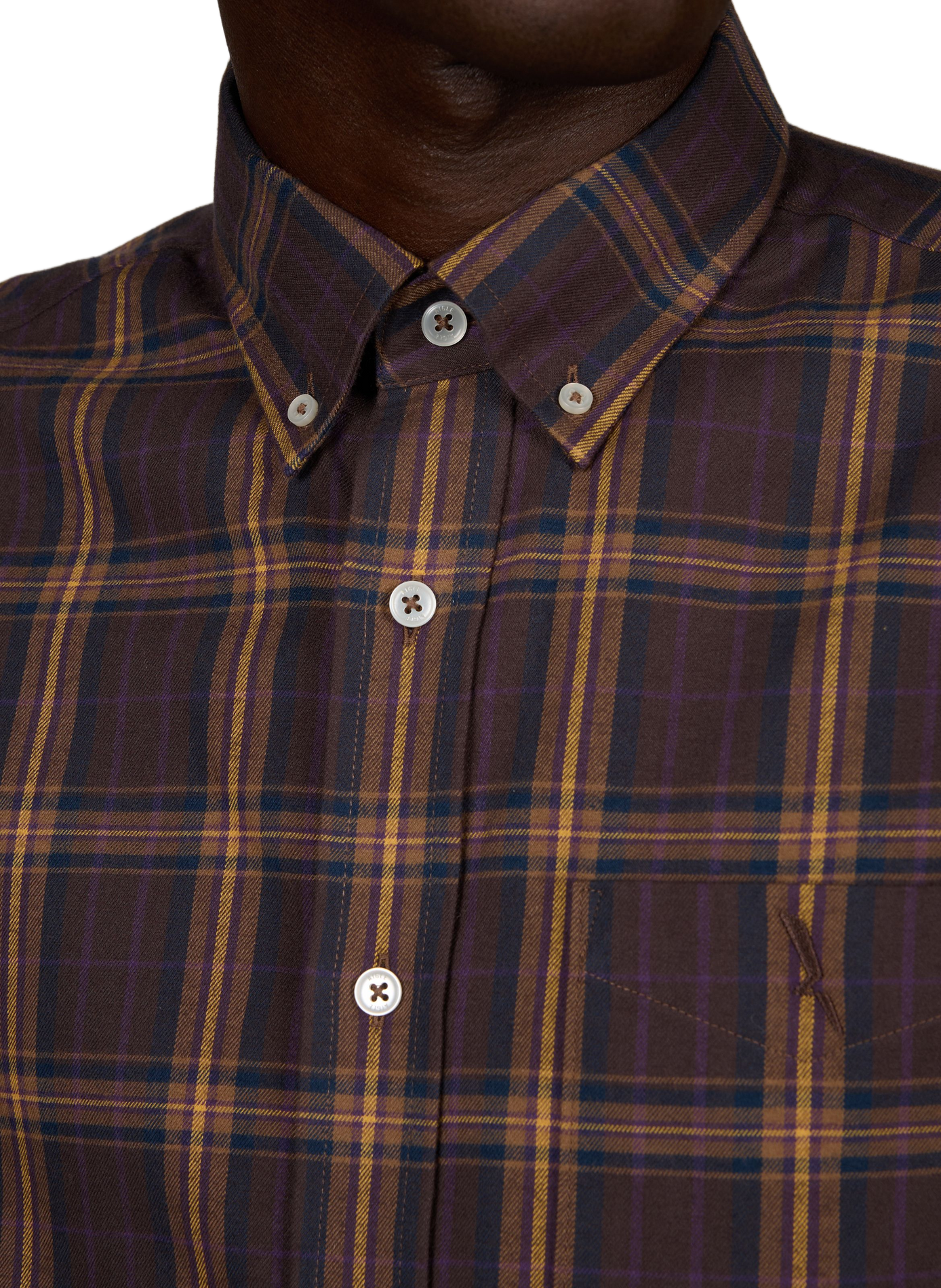 Chemise droite en coton  AIGLE Multicolore