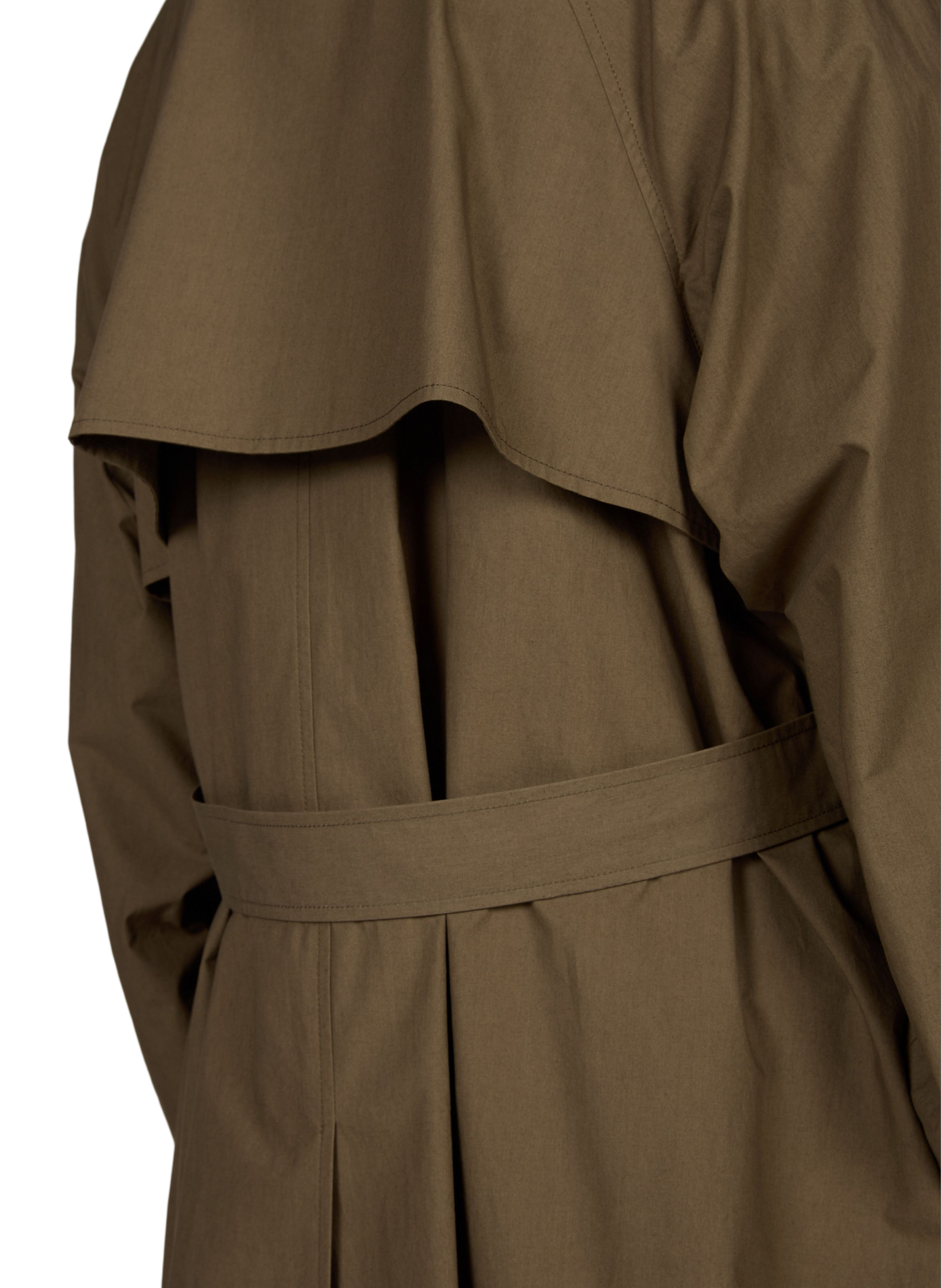 Getailleerde katoenen trenchcoat CALVIN KLEIN COLLECTION Grijs