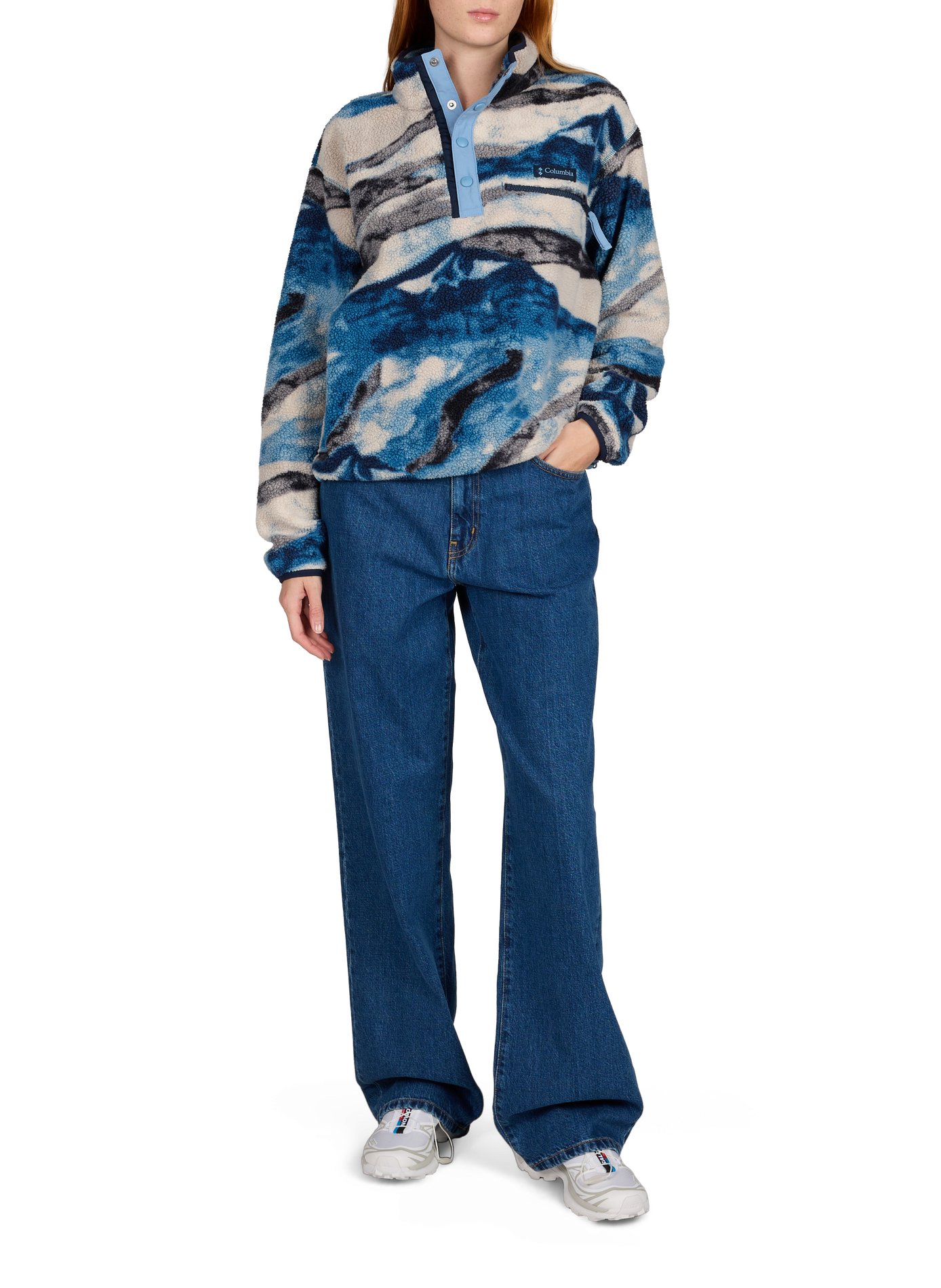 Straight Wide Leg Jeans CARHARTT WIP Blue