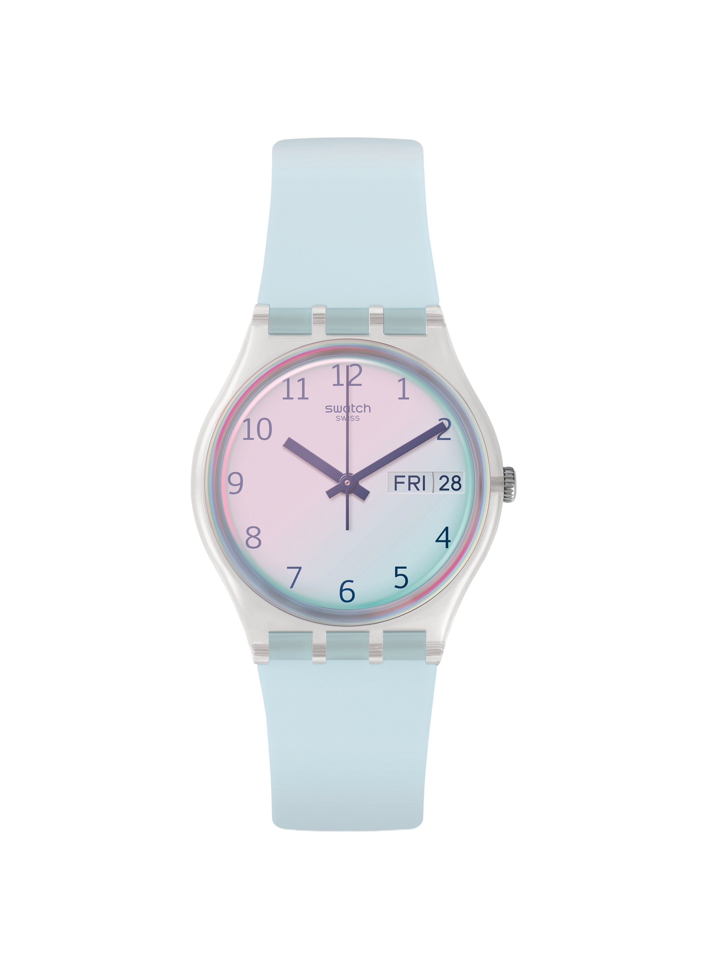 Montre quartz Ultraciel en silicone SWATCH White