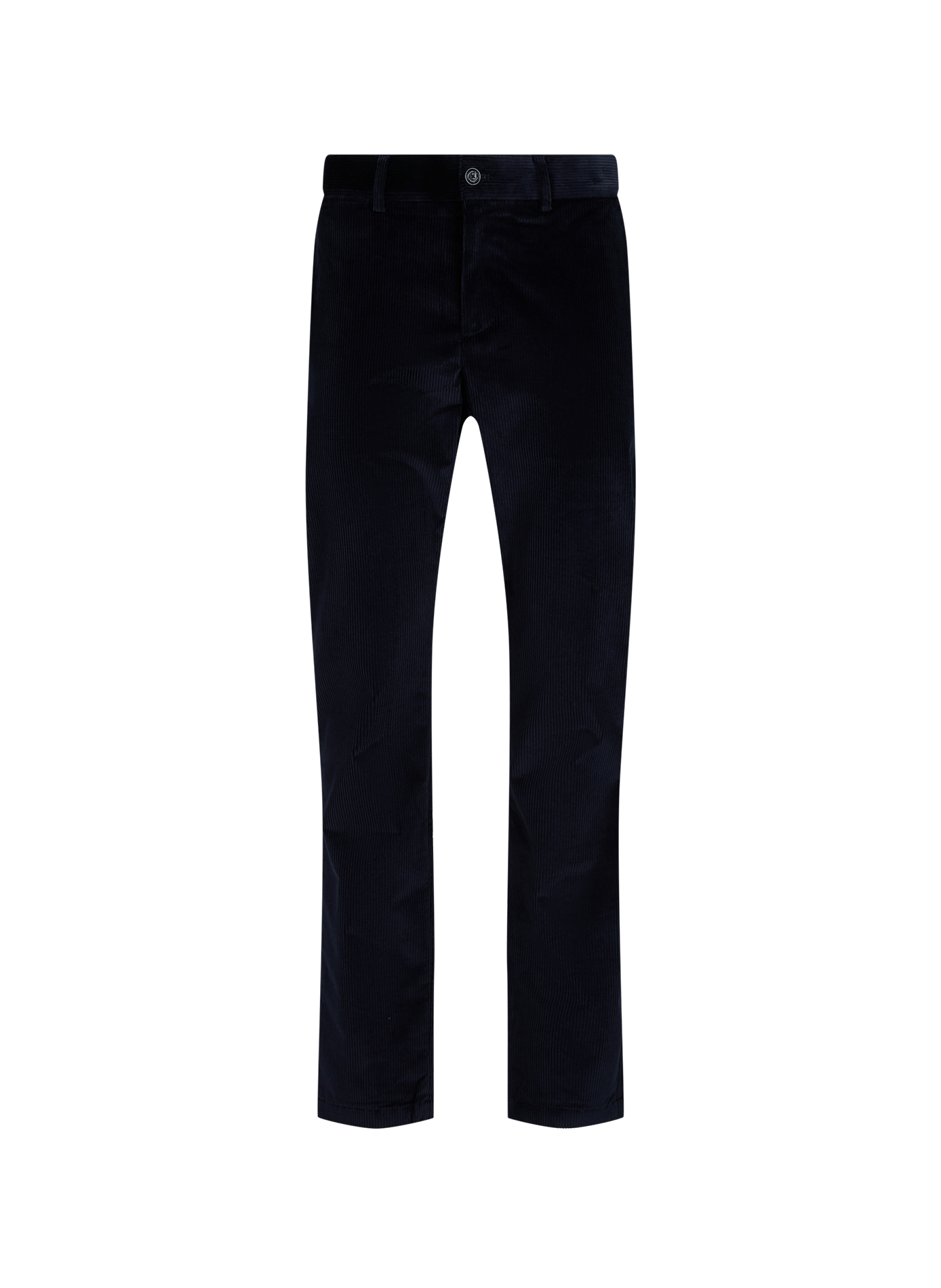 Straight-leg trousers in cotton-blend corduroy FACONNABLE Blue