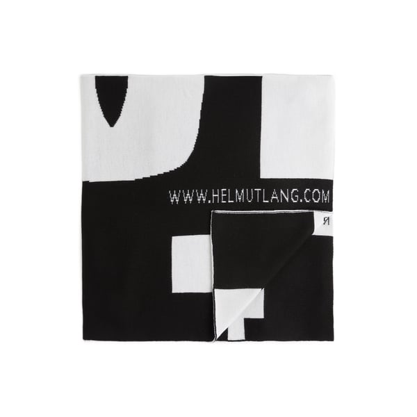 Echarpe à logo en laine