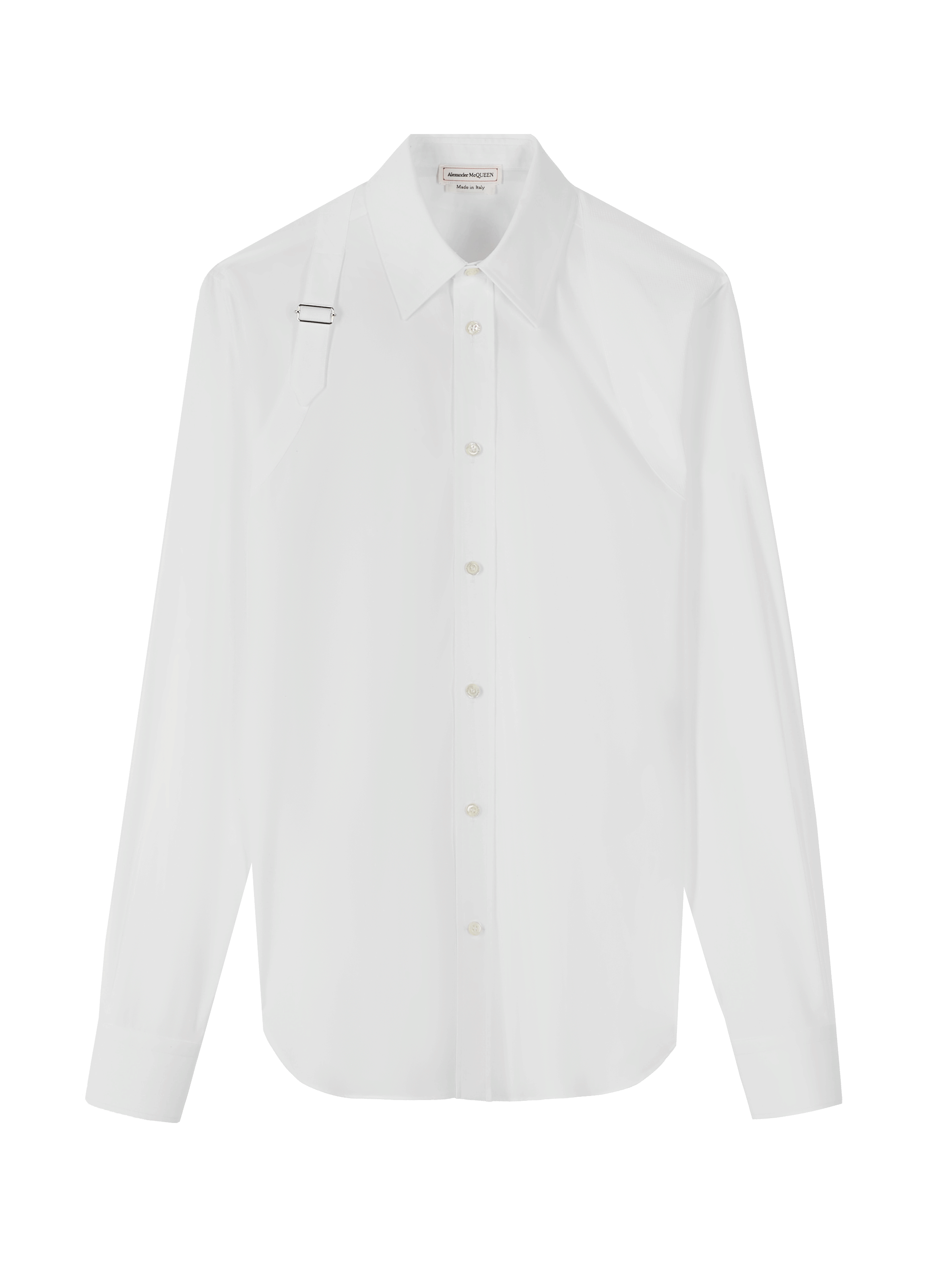 Chemise à harnais en popeline de coton