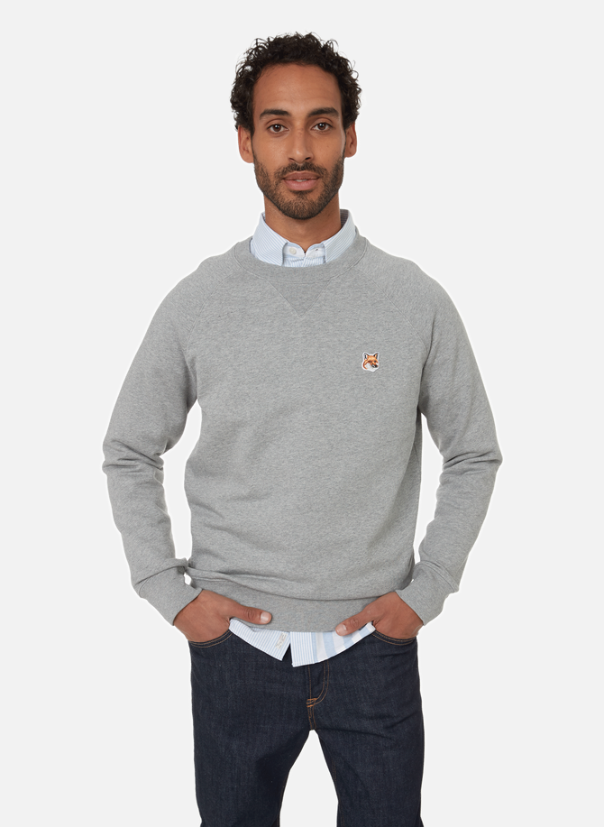 MAISON KITSUNÉ Baumwoll-Sweatshirt mit Fuchskopf
