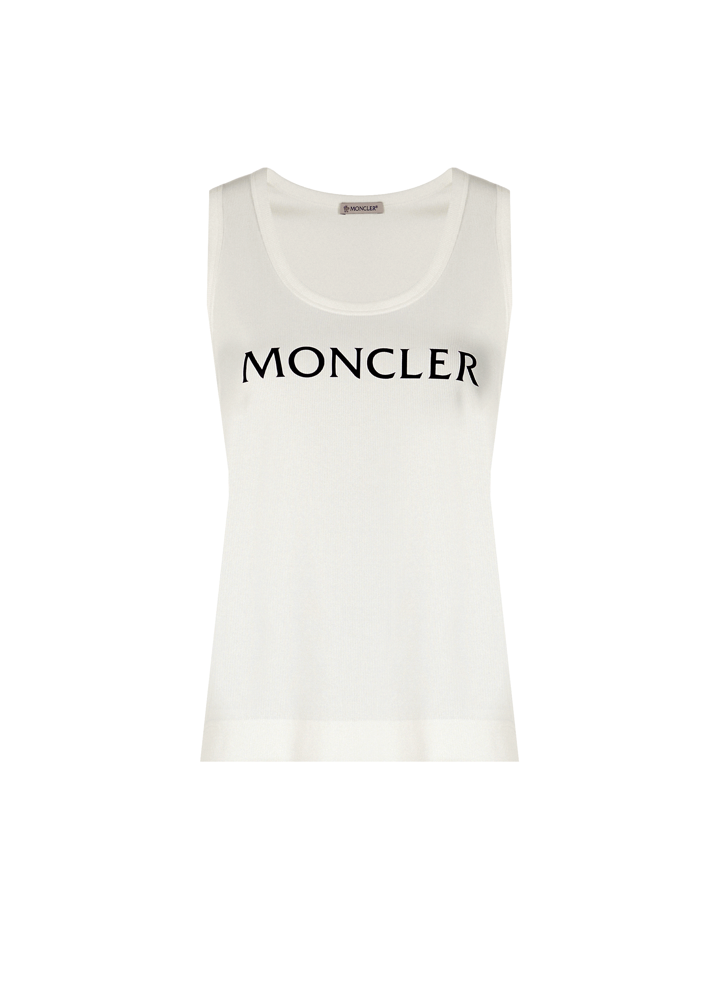 Top côtelé à logo