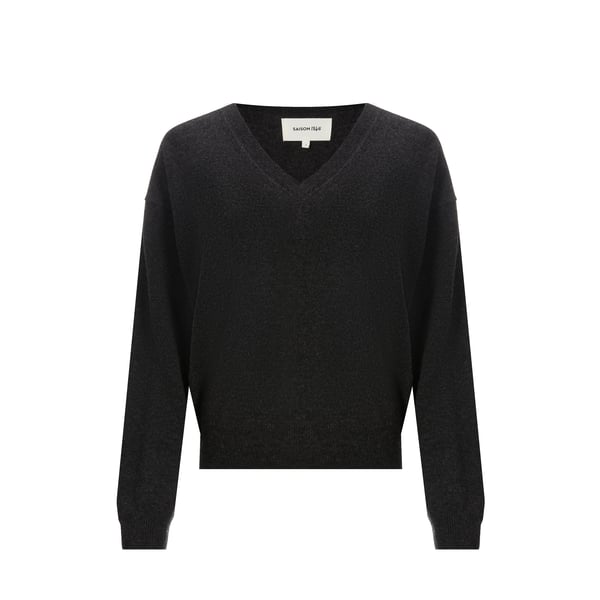 Pull col V en cachemire