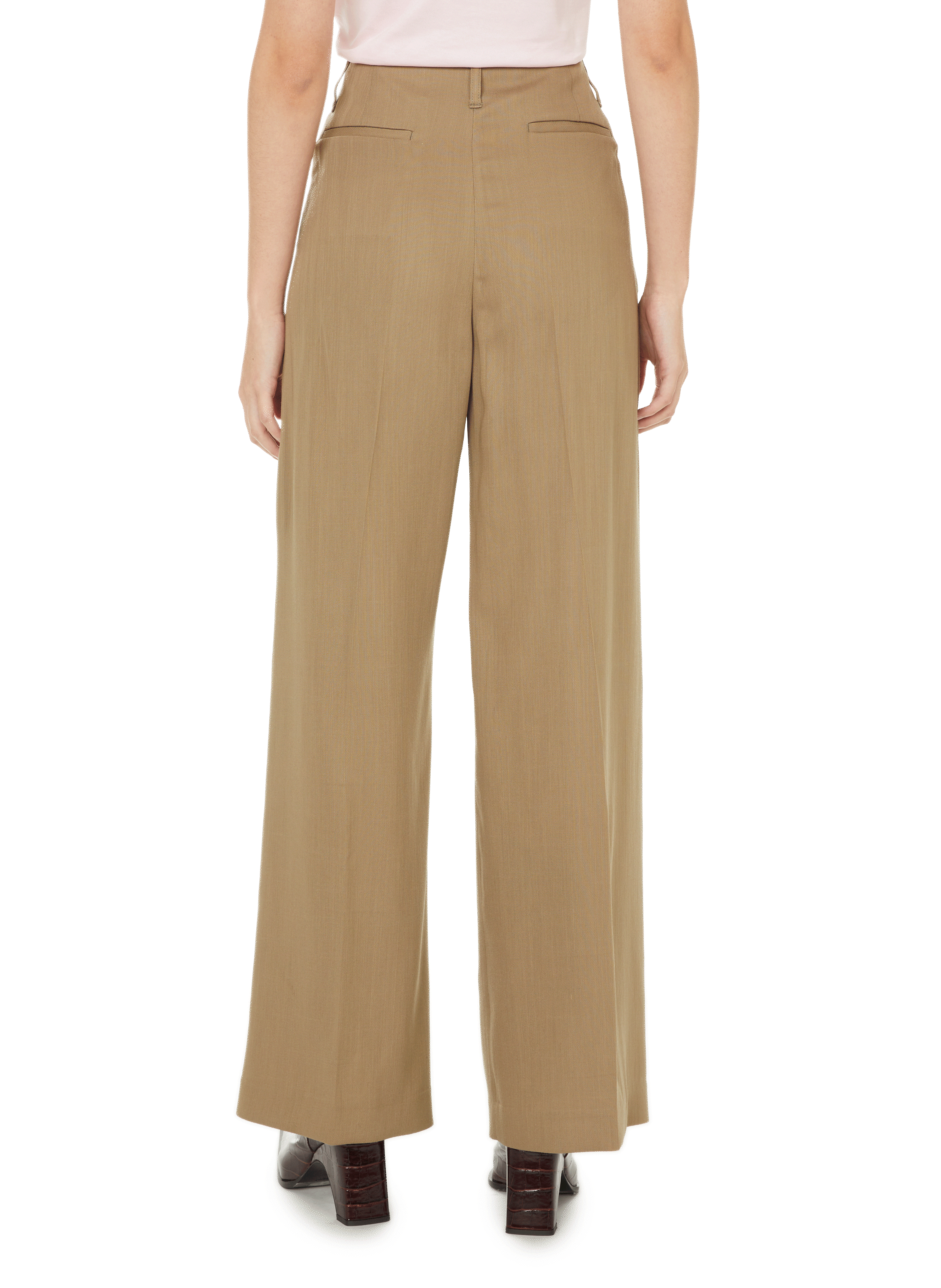 Pantalon en laine mélangé  ACNE STUDIOS Beige
