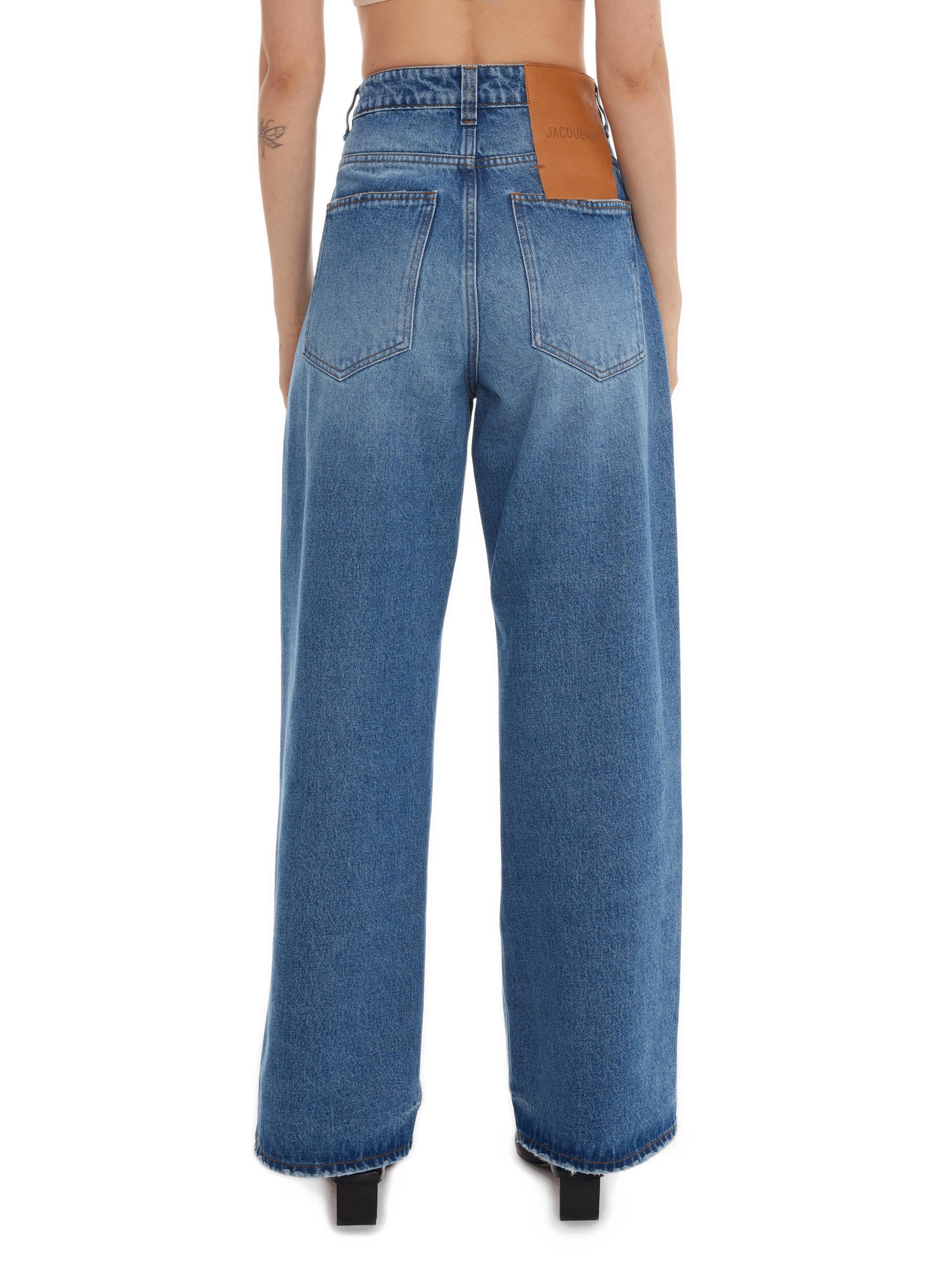 Le De-Nîmes large Bleu