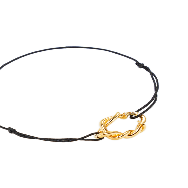 Annelise Michelson Silver And Gold Bracelet In Black