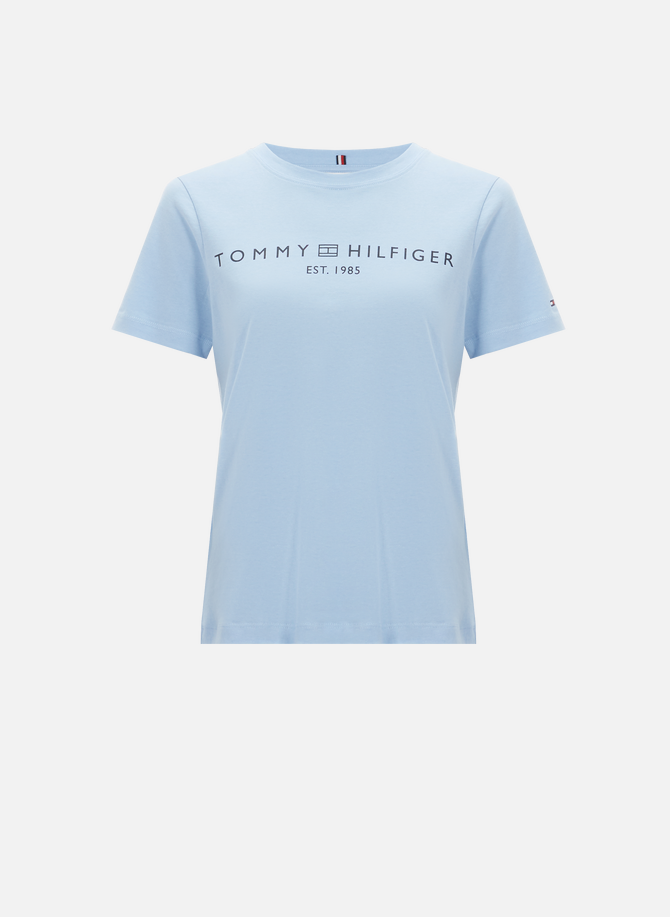 Patchwork-effect cotton T-shirt TOMMY HILFIGER