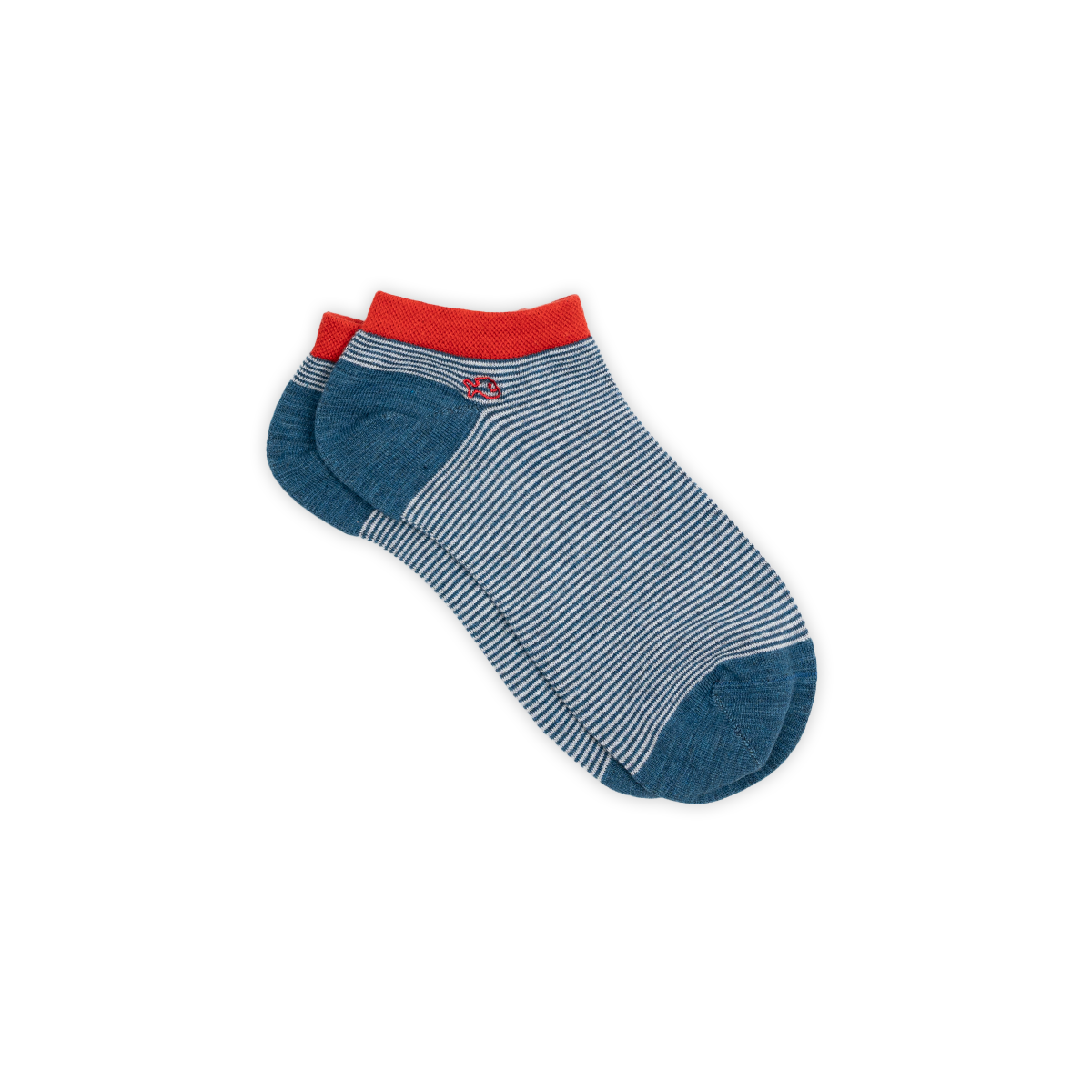 Socquettes en coton peigné rayées BILLYBELT Bleu