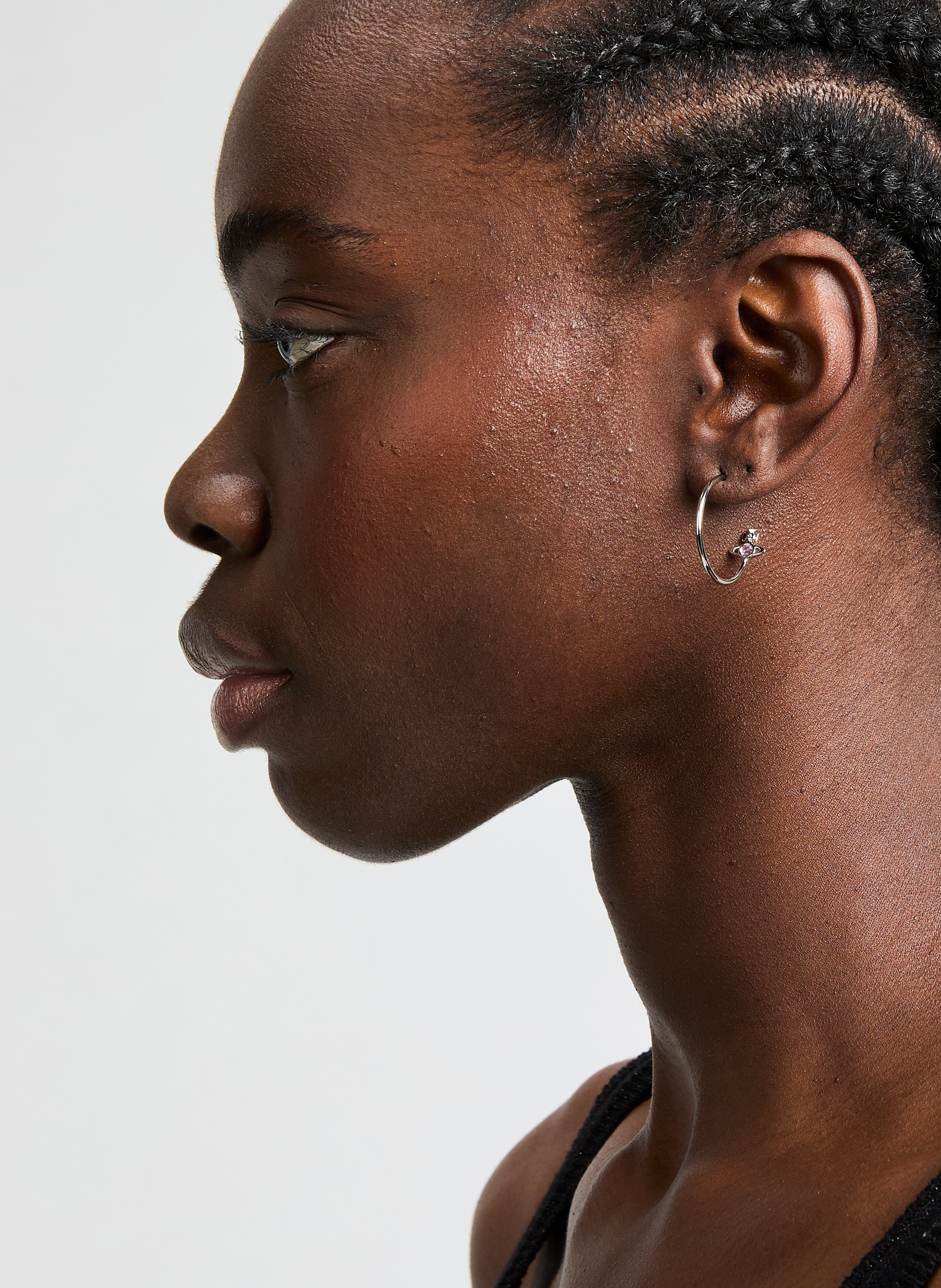 Boucles d&#039;oreilles créoles  VIVIENNE WESTWOOD Argent