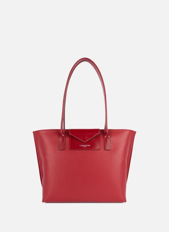 M tote bag - Maya KBA Red by LANCASTER LANCASTER M tote bag - Maya KBA Red