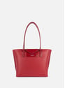M tote bag - Maya KBA | Red by LANCASTER LANCASTER M tote bag - Maya KBA | Red