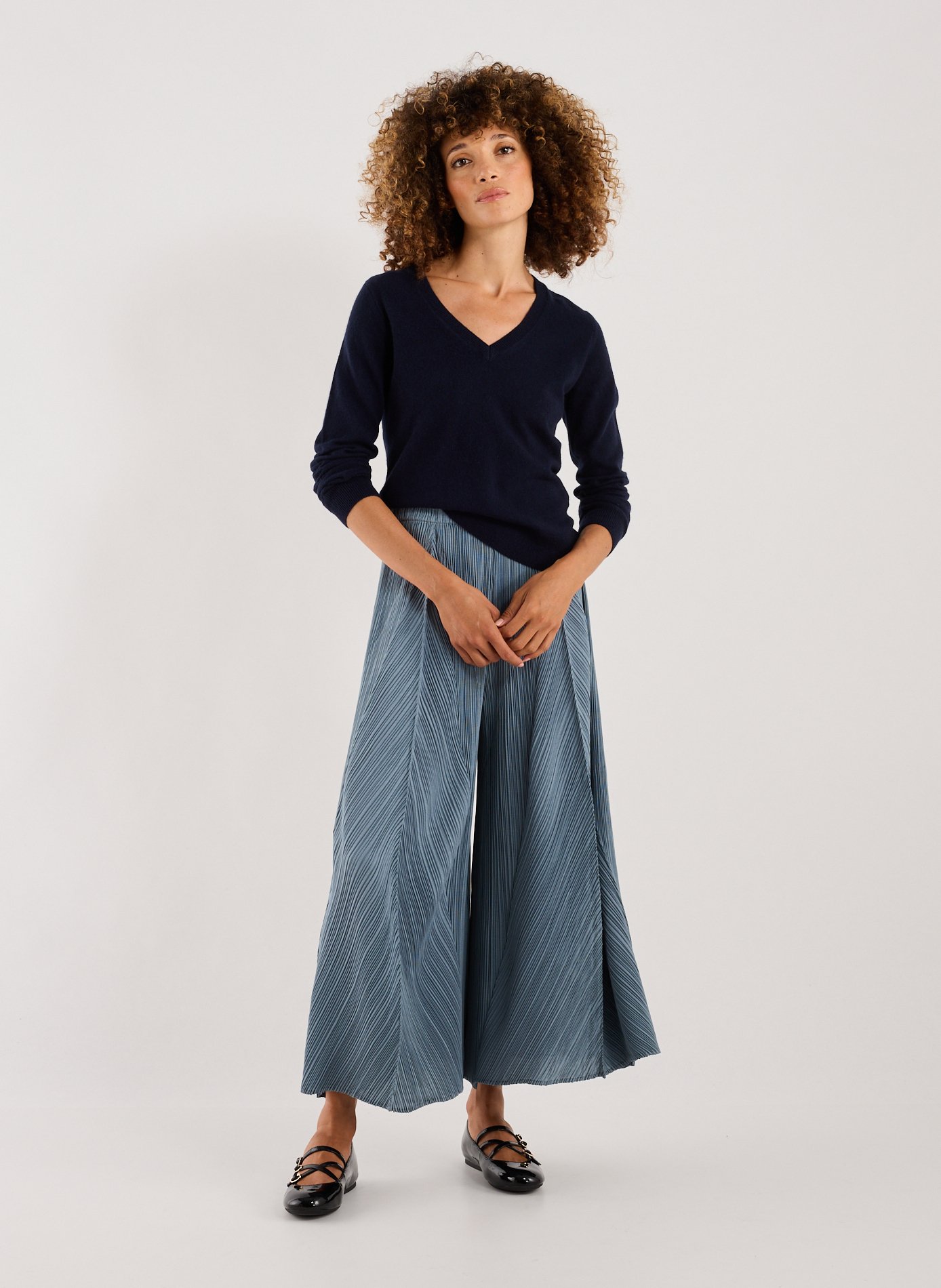 Pull en cachemire AU PRINTEMPS PARIS Bleu